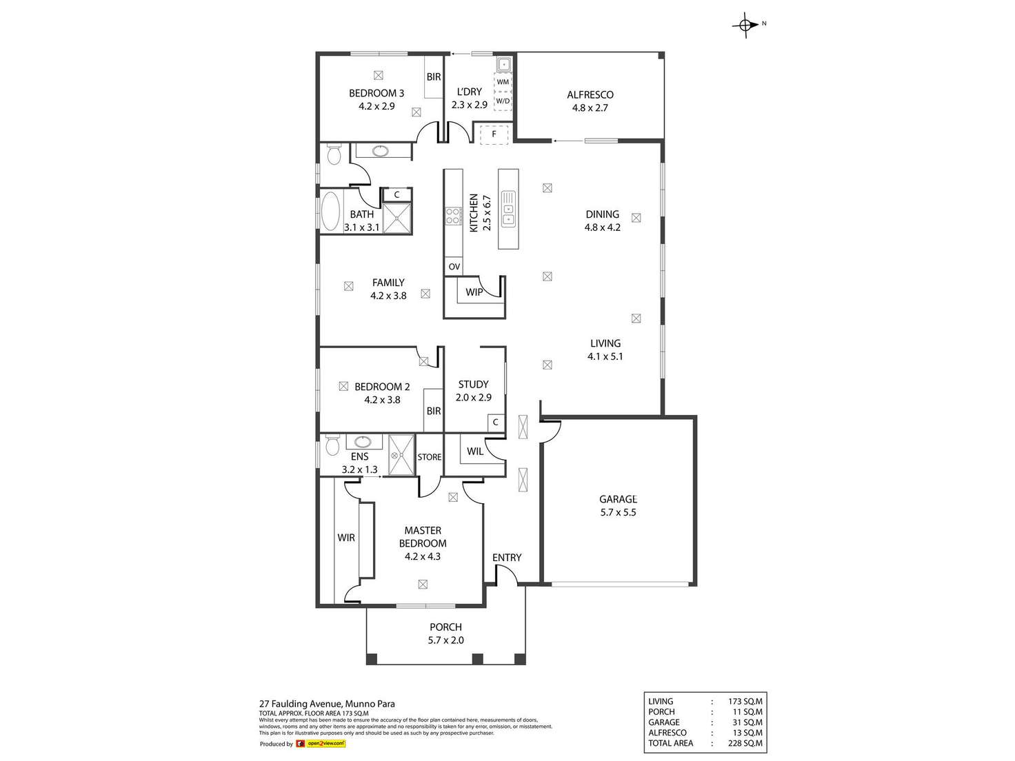 Floorplan of Homely house listing, 27 Faulding Avenue, Munno Para SA 5115