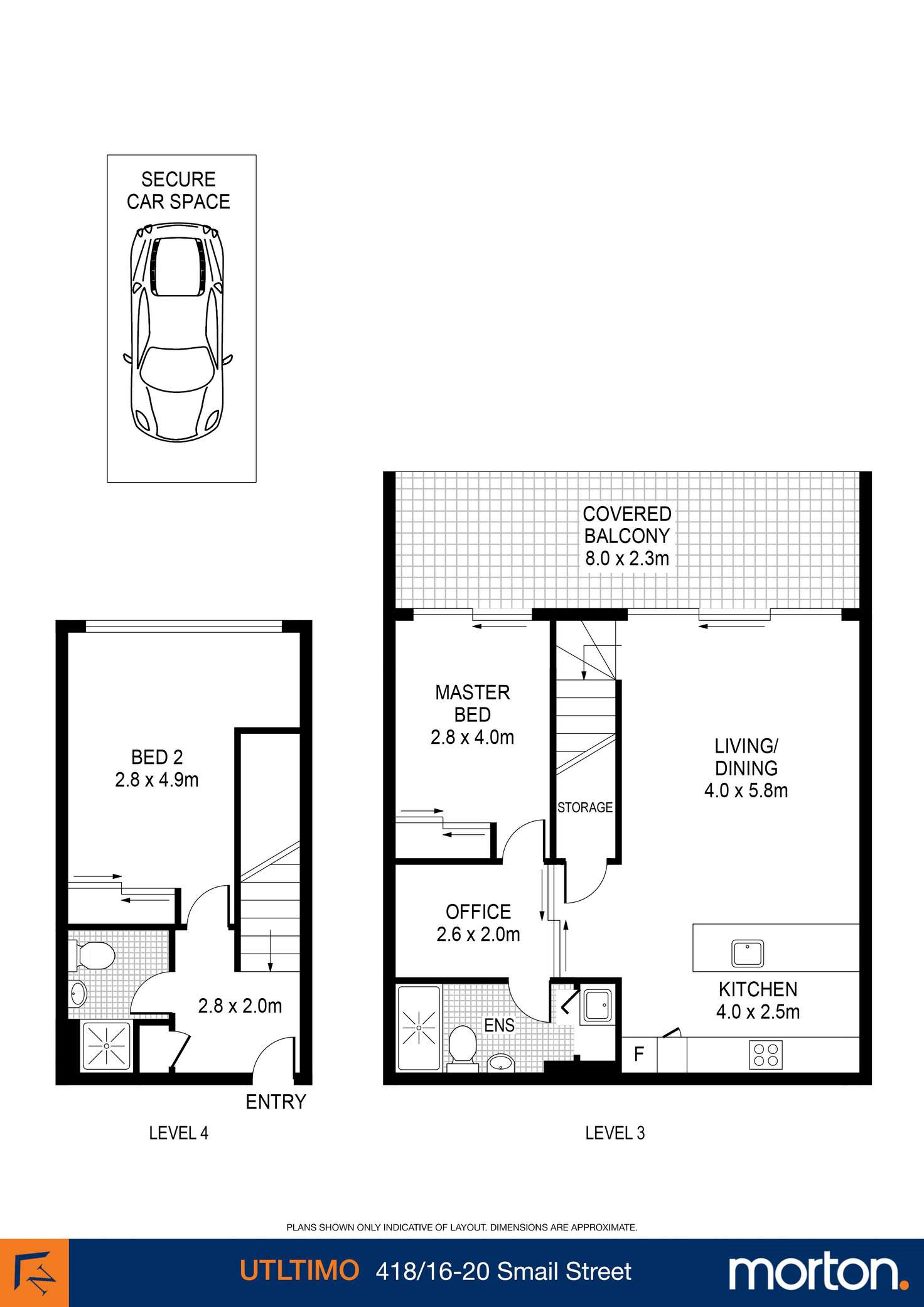 Floorplan of Homely apartment listing, 418/16-20 Smail Street, Ultimo NSW 2007