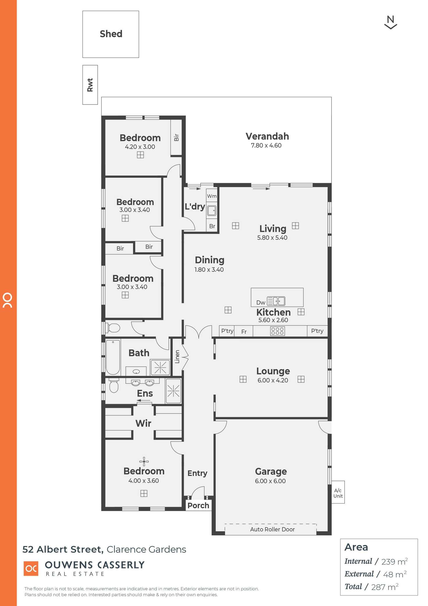 Floorplan of Homely house listing, 52 Albert Street, Clarence Gardens SA 5039