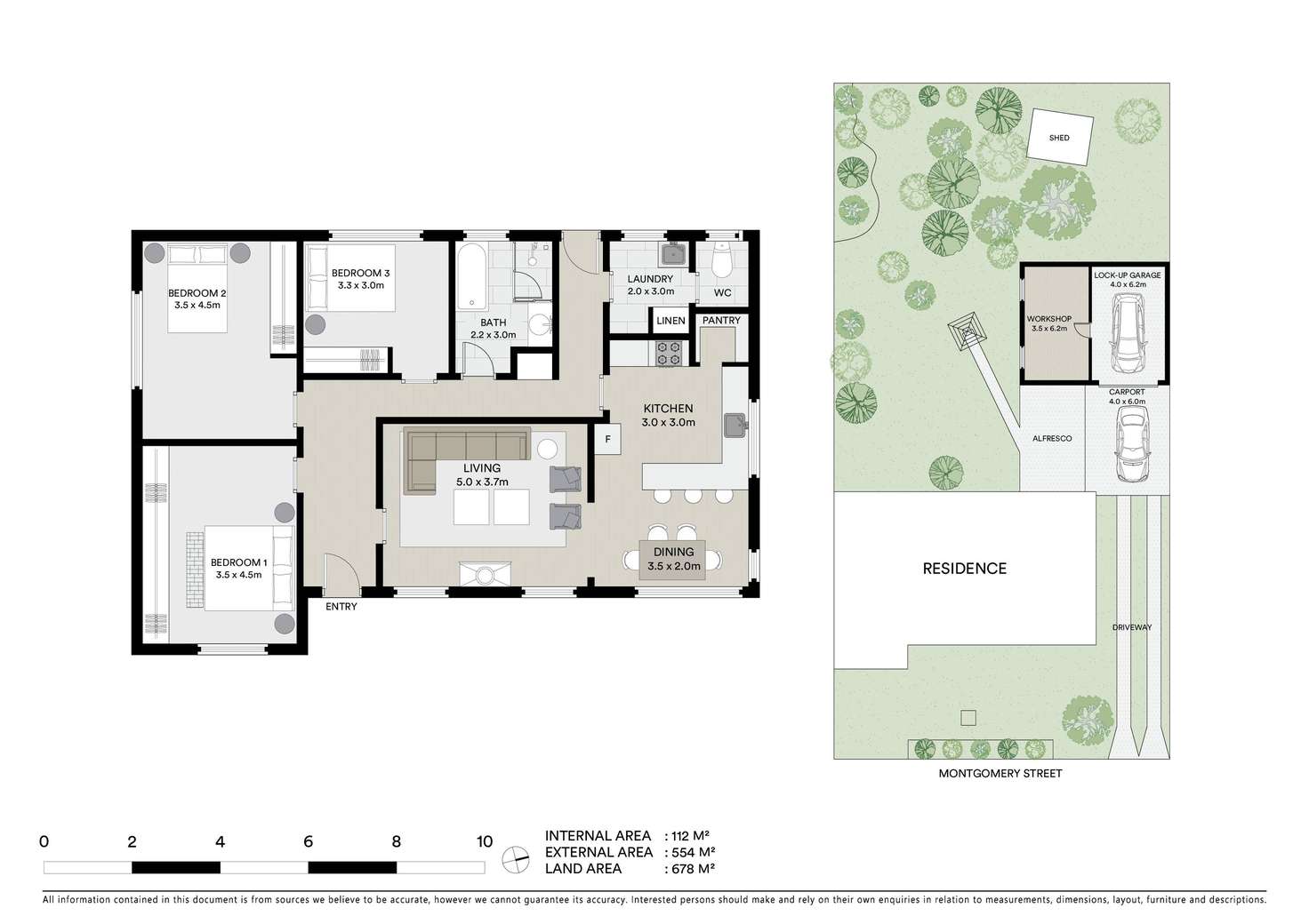 Floorplan of Homely house listing, 1 Montgomery Street, Wendouree VIC 3355