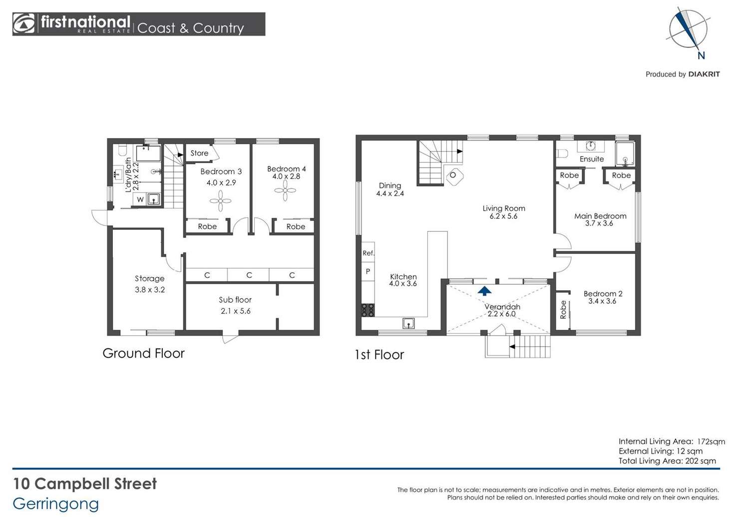 Floorplan of Homely house listing, 10 Campbell Street, Gerringong NSW 2534