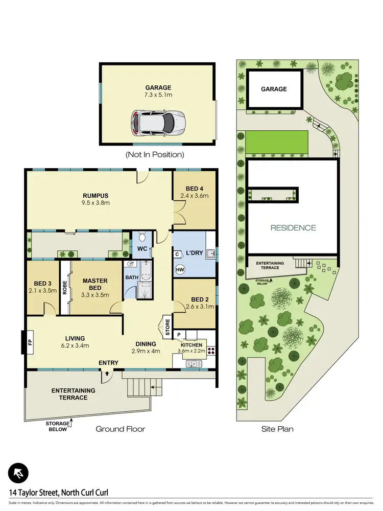 Floorplan of Homely house listing, 14 Taylor Street, North Curl Curl NSW 2099
