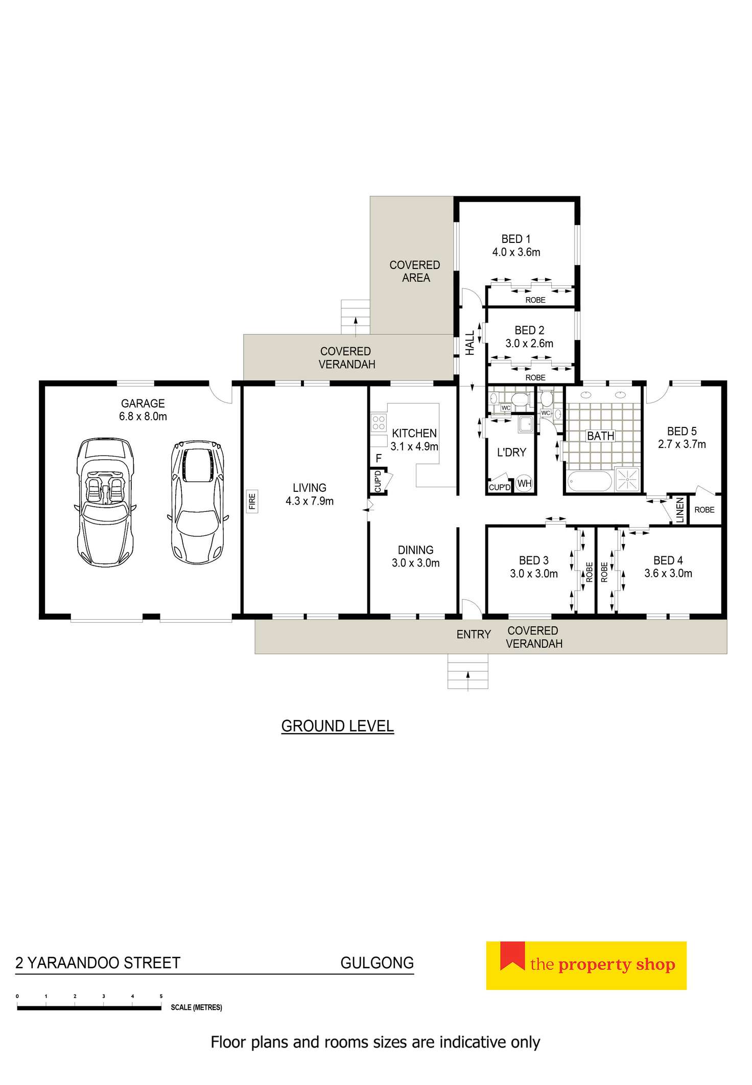 Floorplan of Homely house listing, 2 Yaraandoo Street, Gulgong NSW 2852