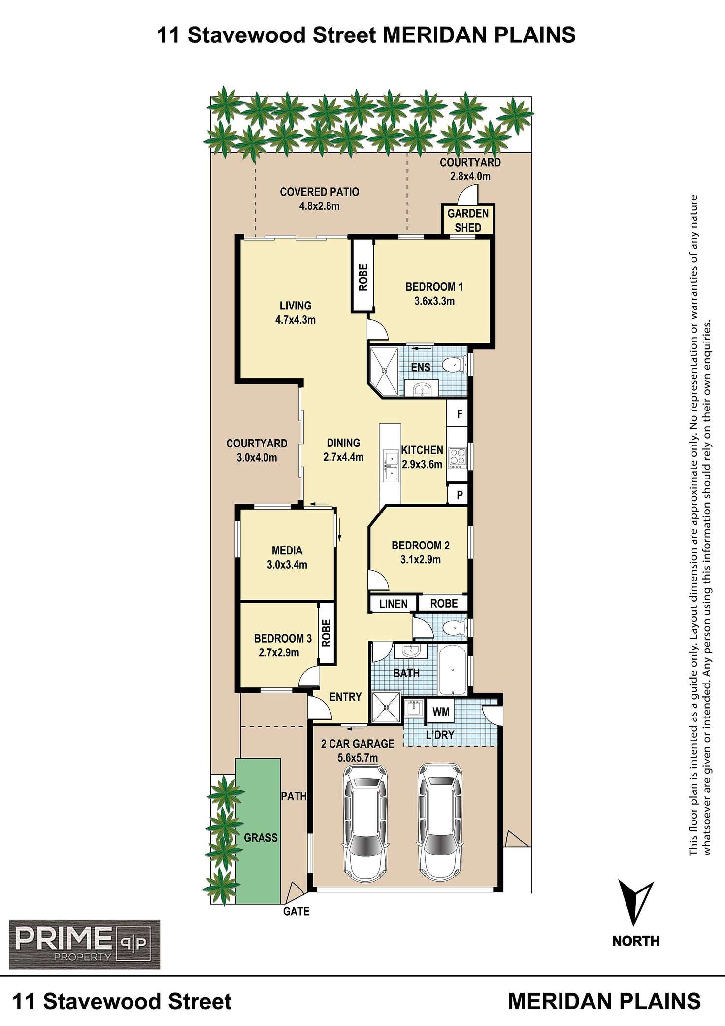 Floorplan of Homely house listing, 11 Stavewood Street, Meridan Plains QLD 4551