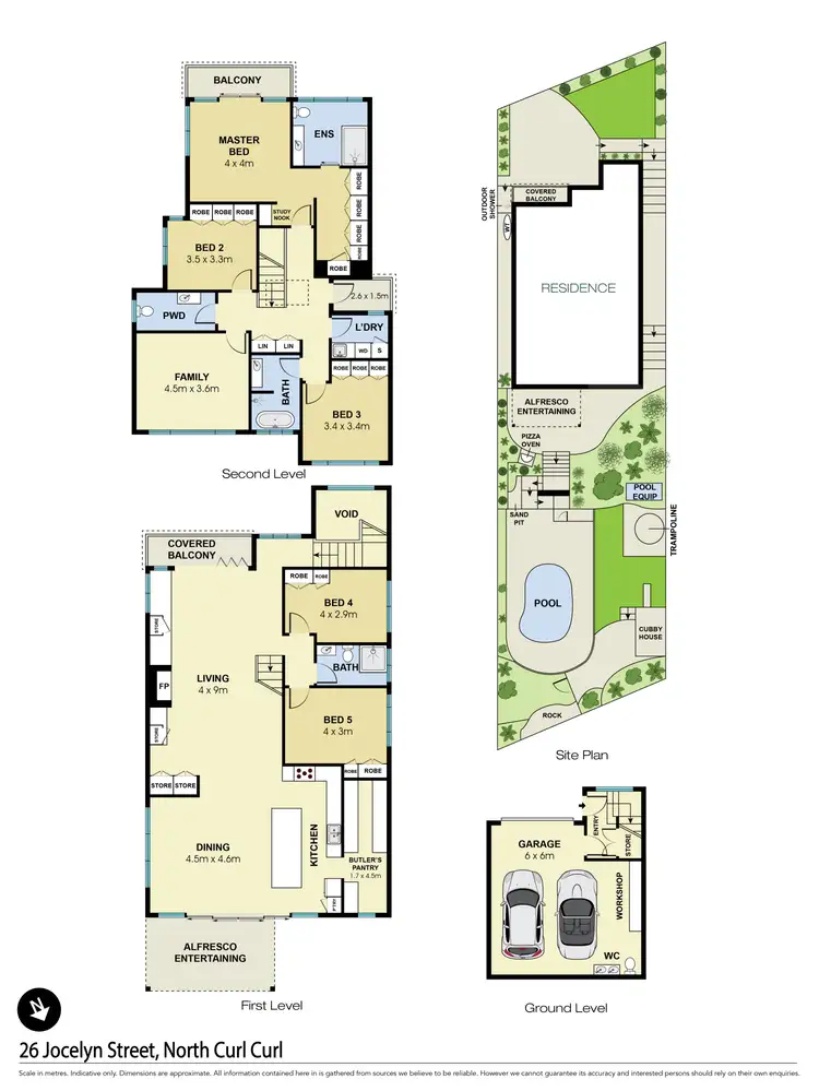 Floorplan of Homely house listing, 26 Jocelyn Street, North Curl Curl NSW 2099