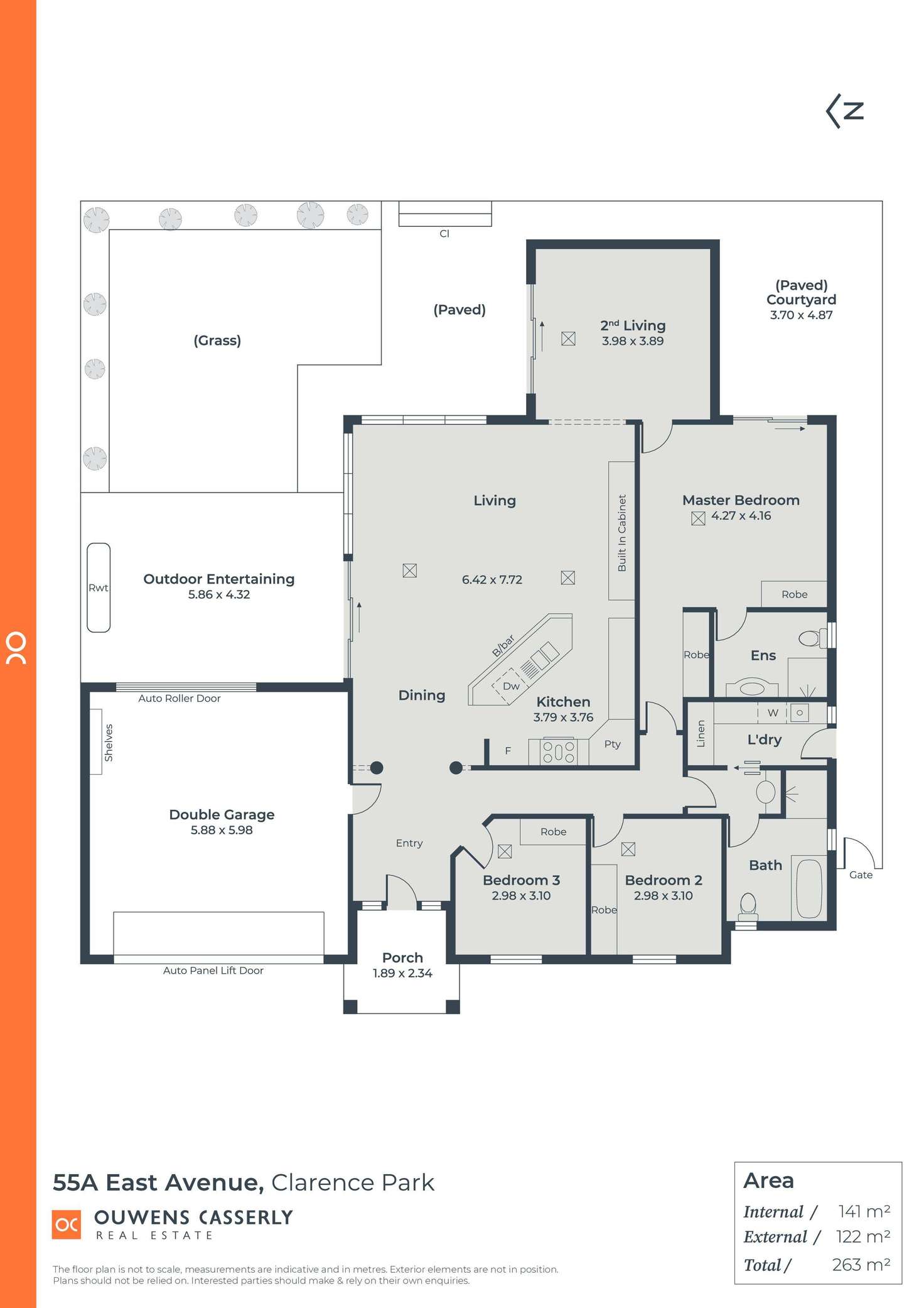 Floorplan of Homely house listing, 55a East Avenue, Clarence Park SA 5034