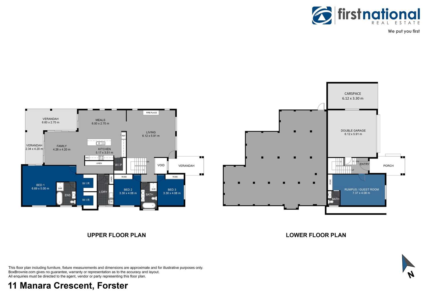 Floorplan of Homely house listing, 11 Manara Crescent, Forster NSW 2428