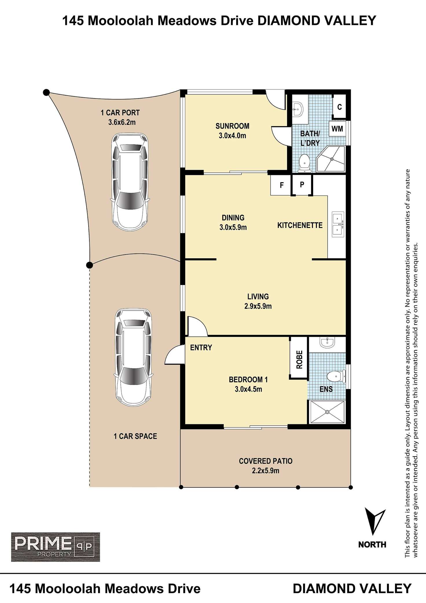 Floorplan of Homely house listing, 145 Mooloolah Meadows Drive, Diamond Valley QLD 4553