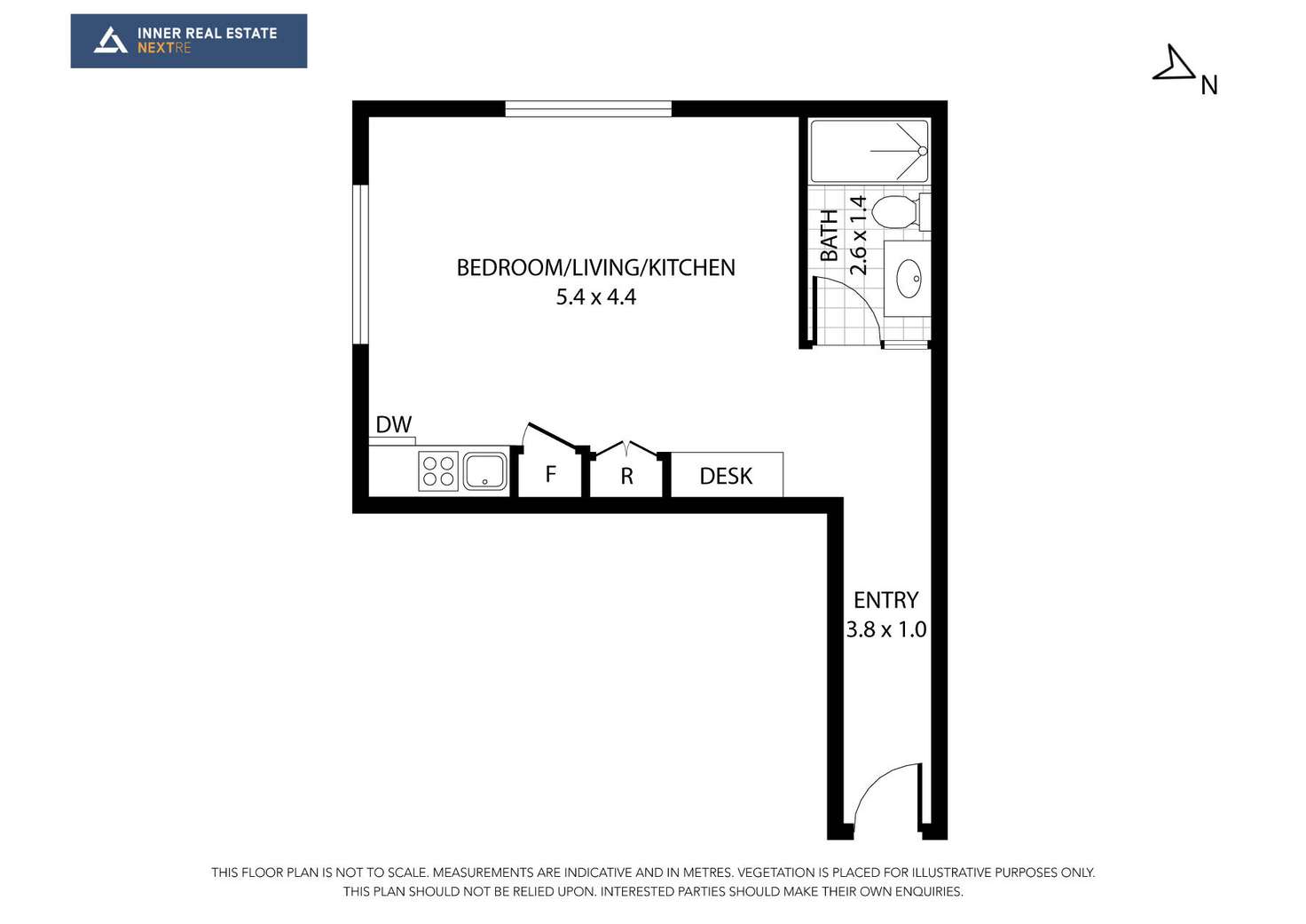 Floorplan of Homely apartment listing, 411/452 St Kilda Road, Melbourne VIC 3004