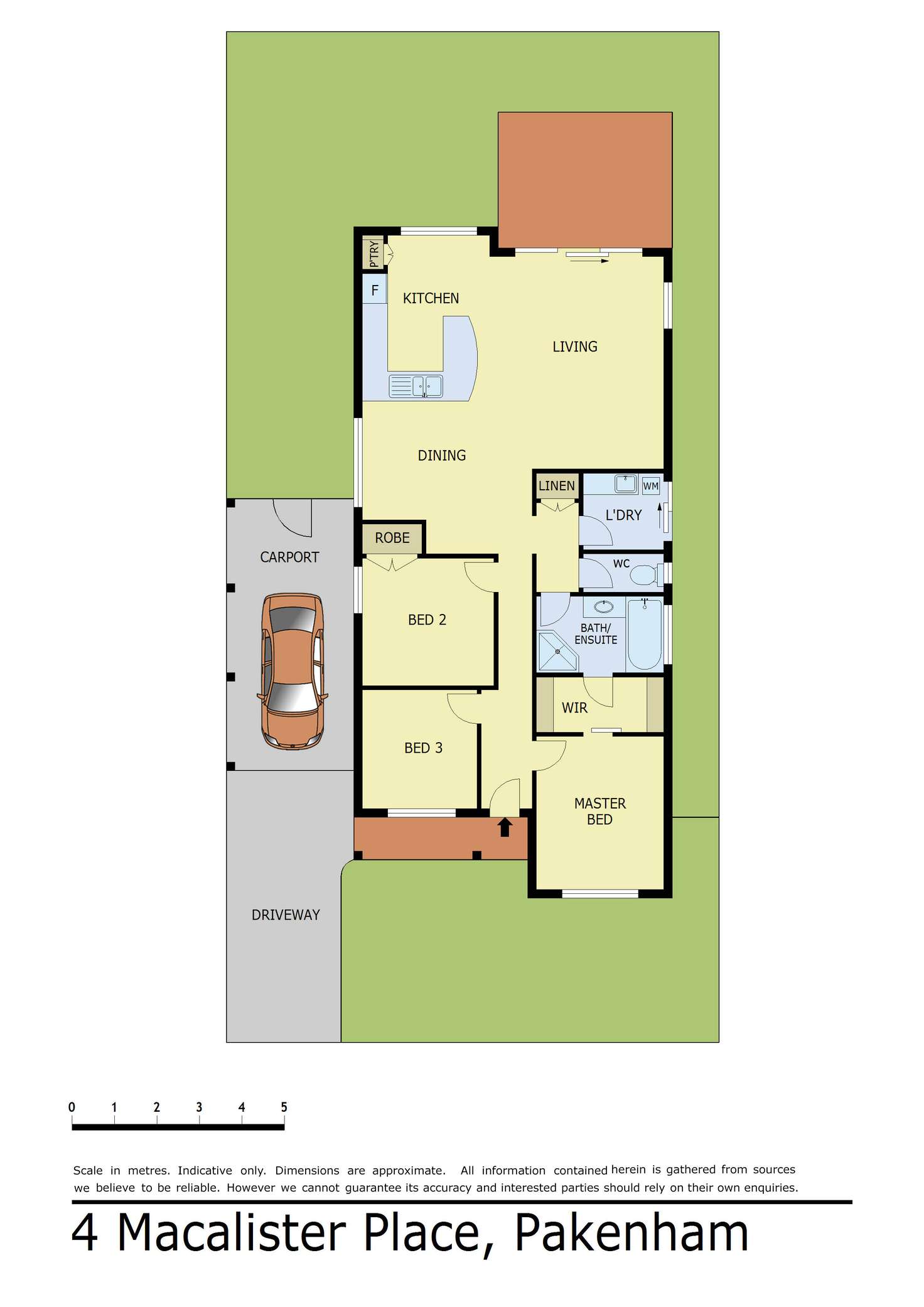 Floorplan of Homely house listing, 4 MacAlister Place, Pakenham VIC 3810