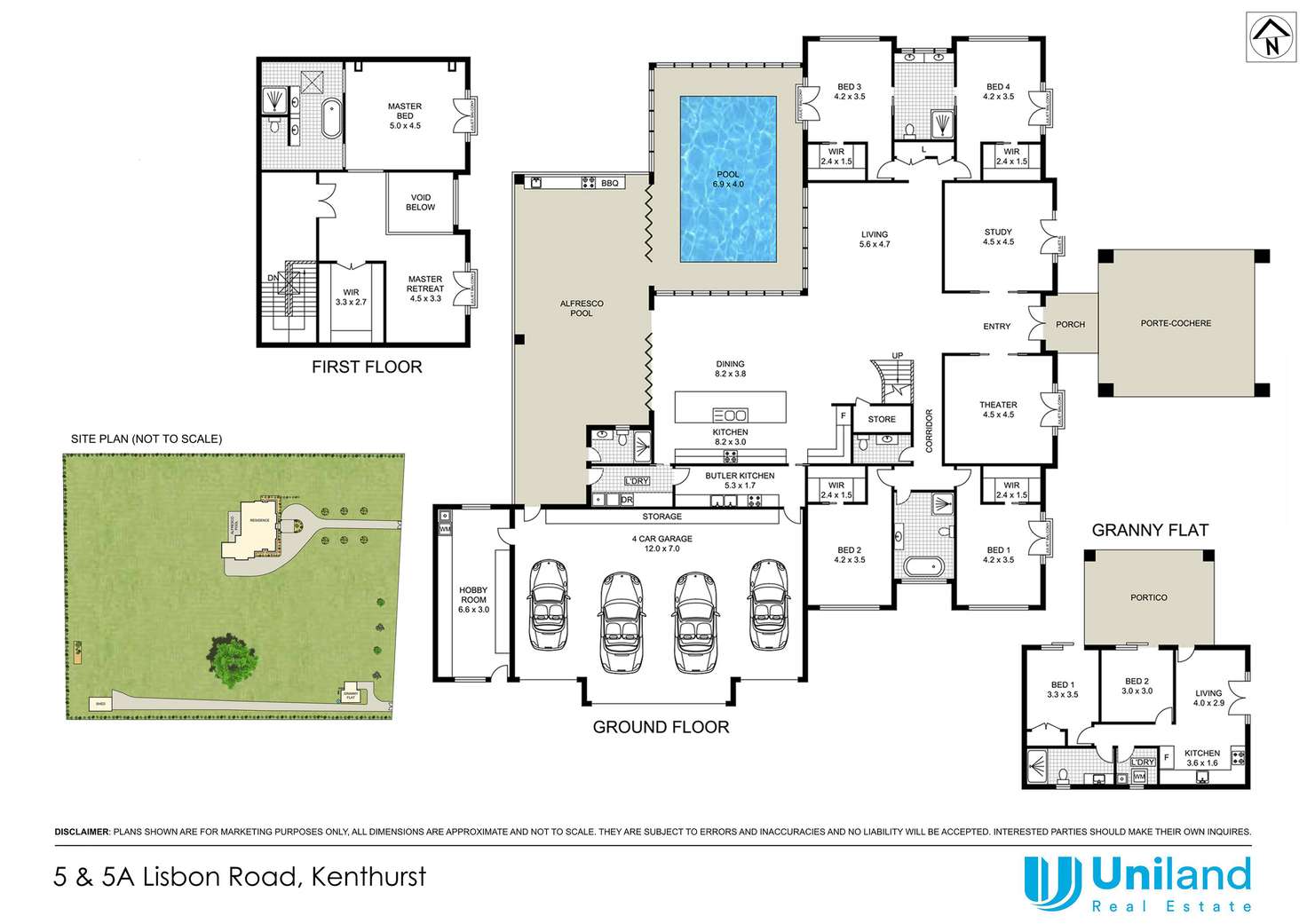 Floorplan of Homely house listing, 5 and 5A Lisbon Road, Kenthurst NSW 2156