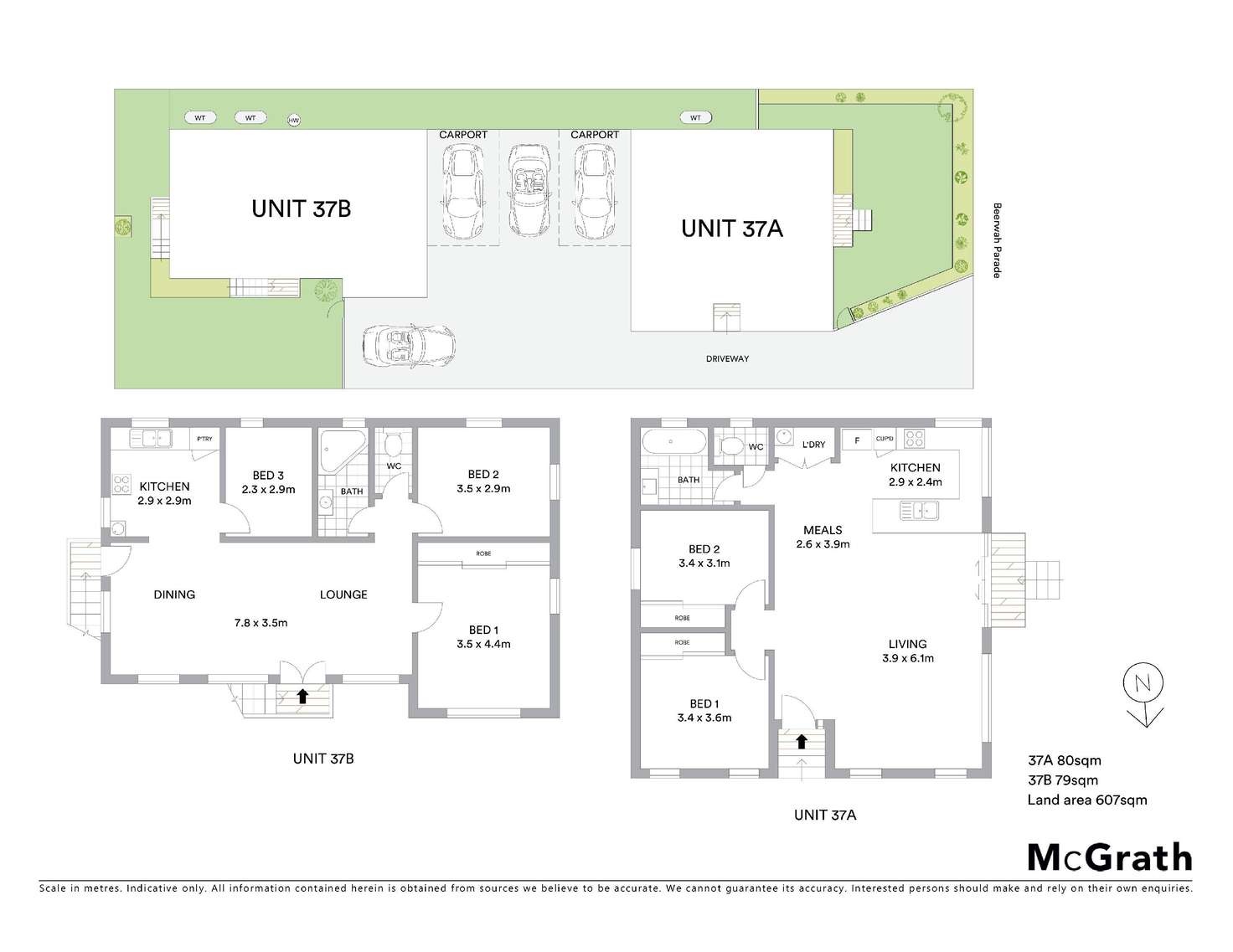 Floorplan of Homely semiDetached listing, 2/37 Beerwah Parade, Beerwah QLD 4519