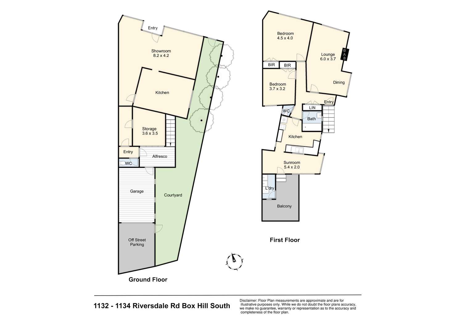Floorplan of Homely house listing, 1132-1134 Riversdale Road, Box Hill South VIC 3128