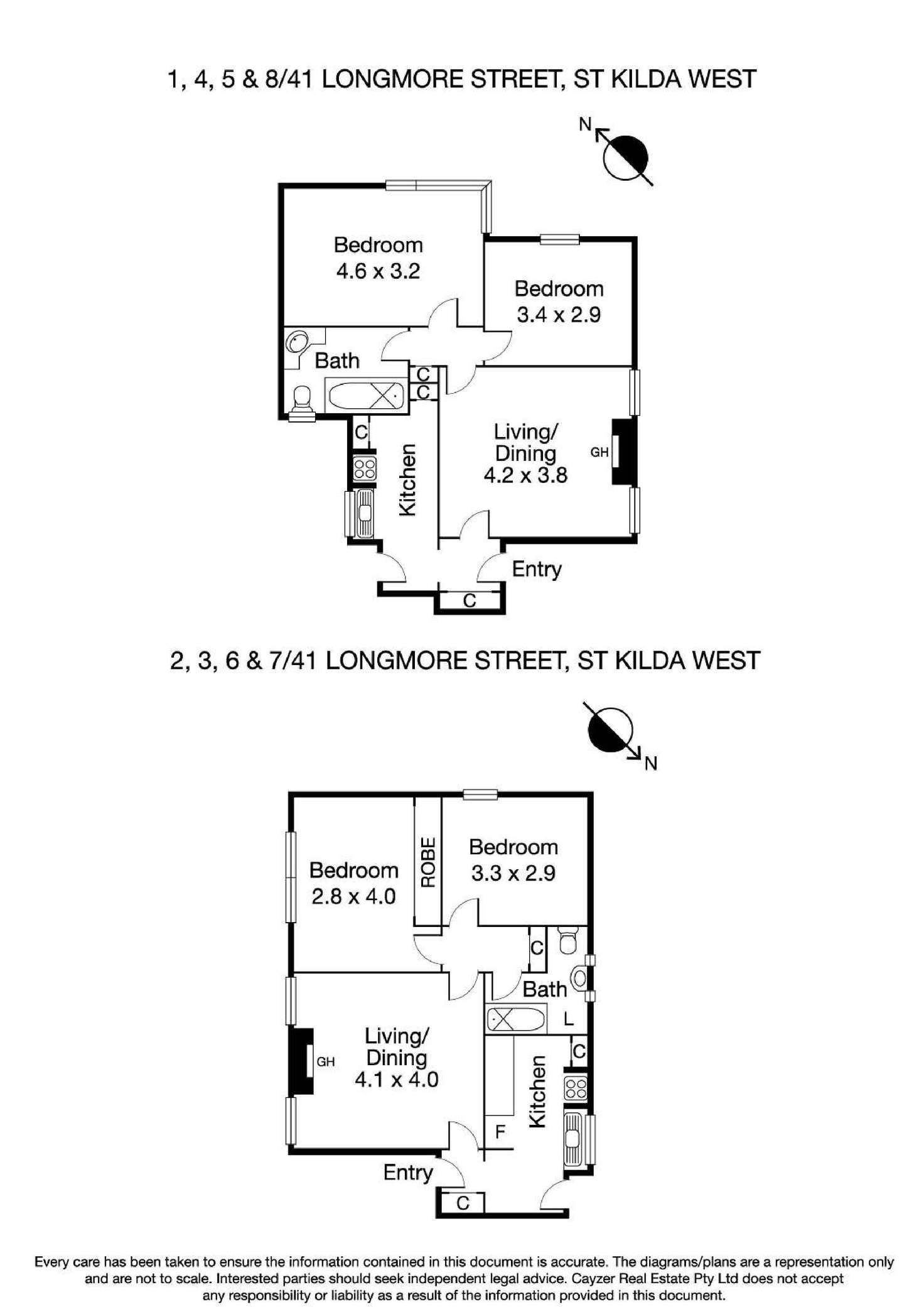 Floorplan of Homely blockOfUnits listing, 41 Longmore Street, St Kilda West VIC 3182