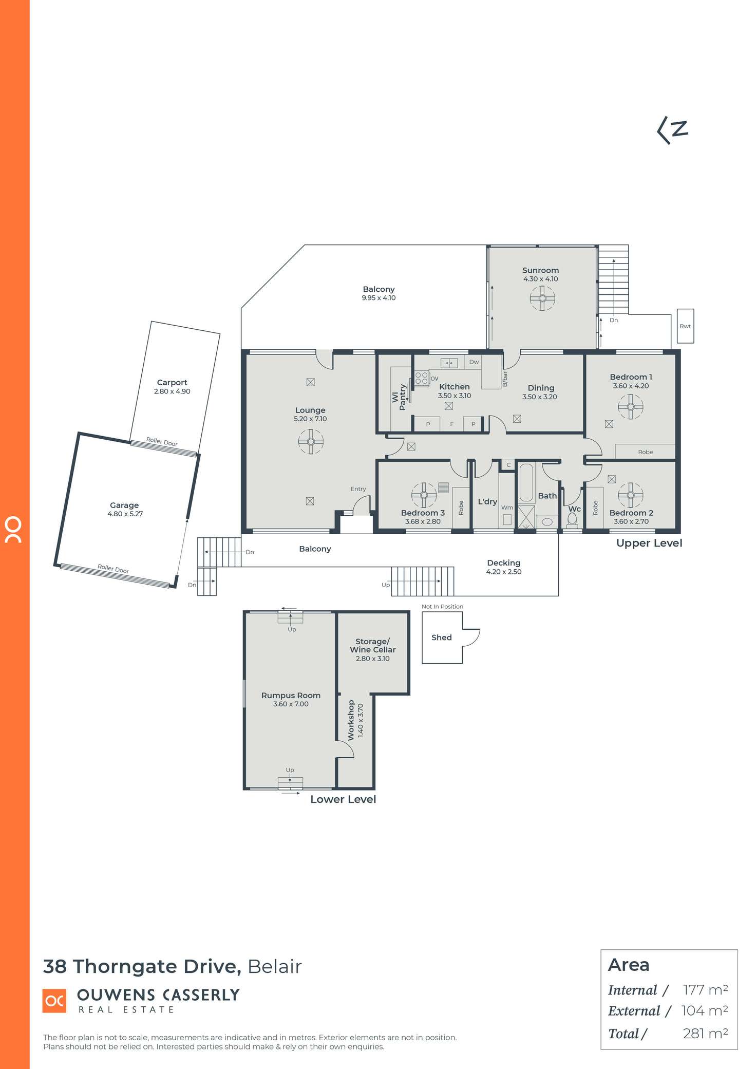 Floorplan of Homely house listing, 38 Thorngate Drive, Belair SA 5052