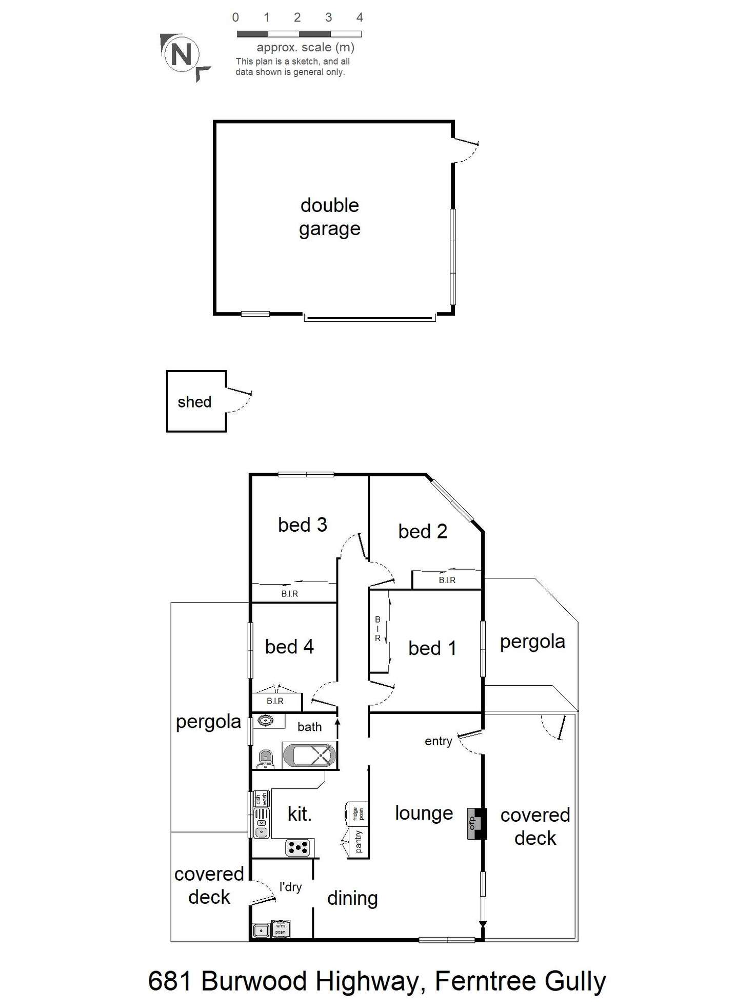 Floorplan of Homely house listing, 681 Burwood Highway, Ferntree Gully VIC 3156