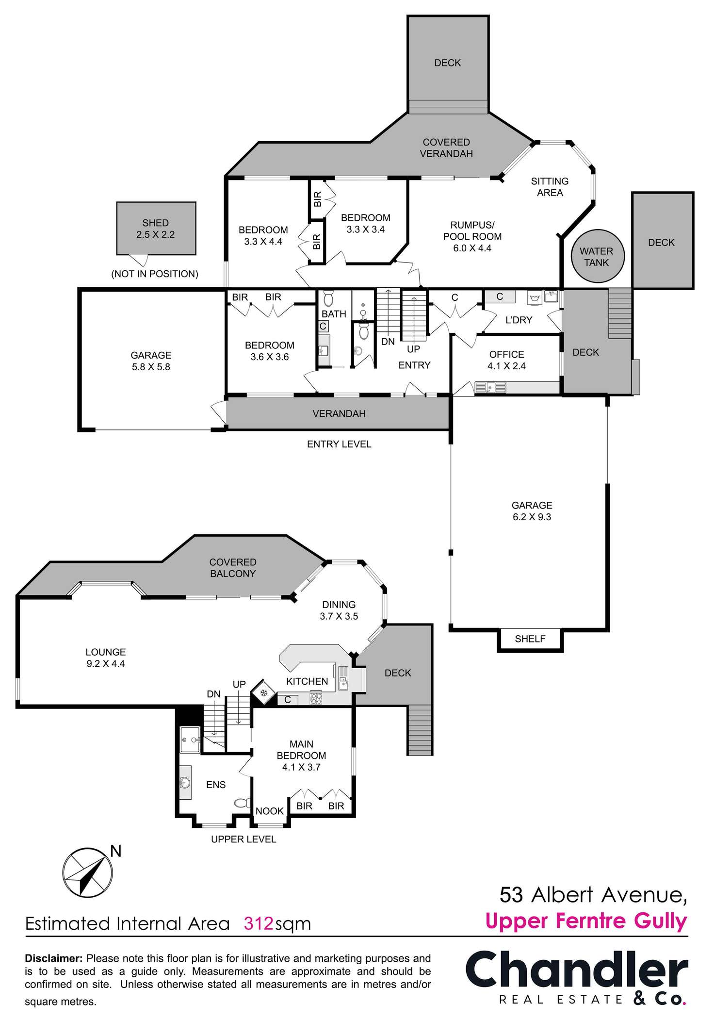 Floorplan of Homely house listing, 53 Albert Street, Upper Ferntree Gully VIC 3156