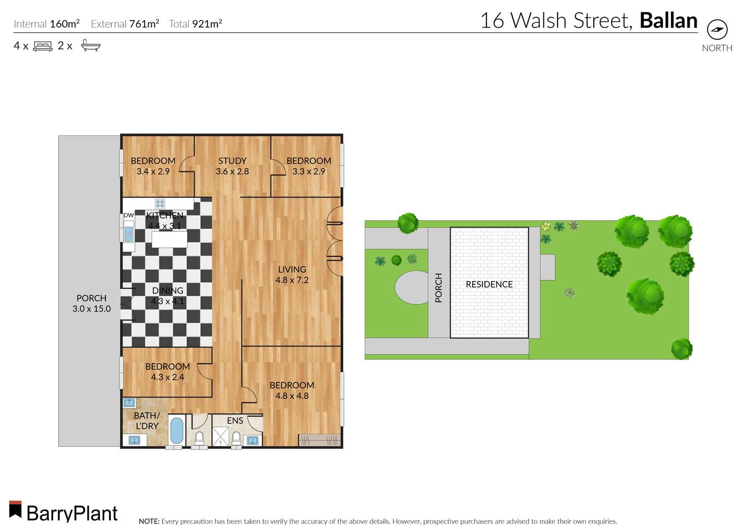 Floorplan of Homely ruralOther listing, 16 Walsh Street, Ballan VIC 3342