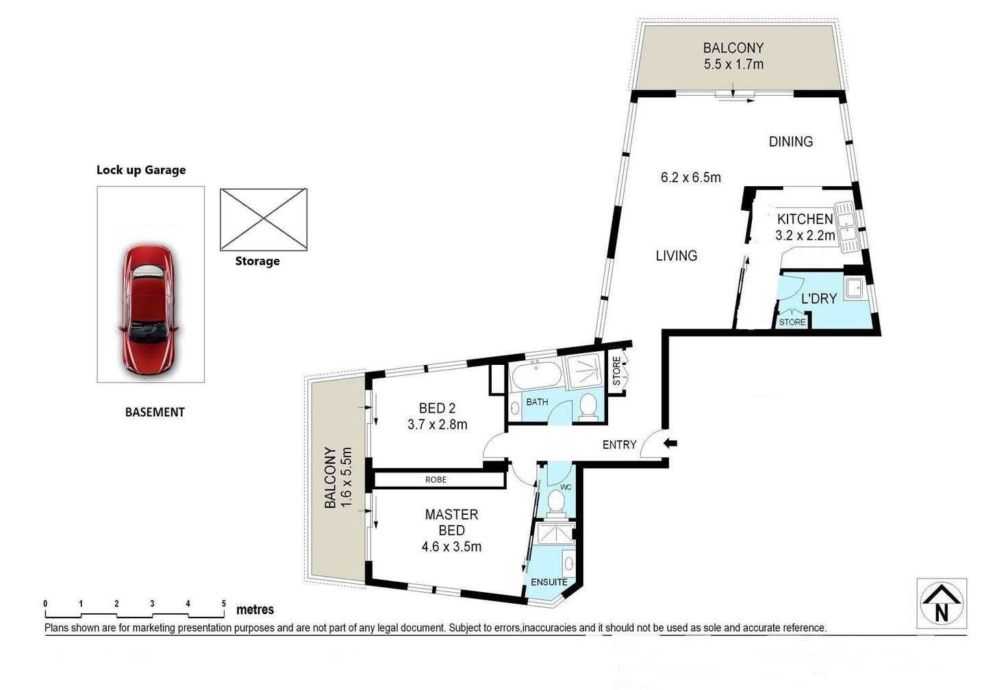 Floorplan of Homely apartment listing, 15/8-12 Waratah Street, Cronulla NSW 2230