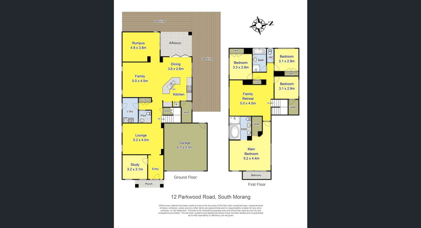 Floorplan of Homely house listing, 12 Parkwood Road, Mernda VIC 3754