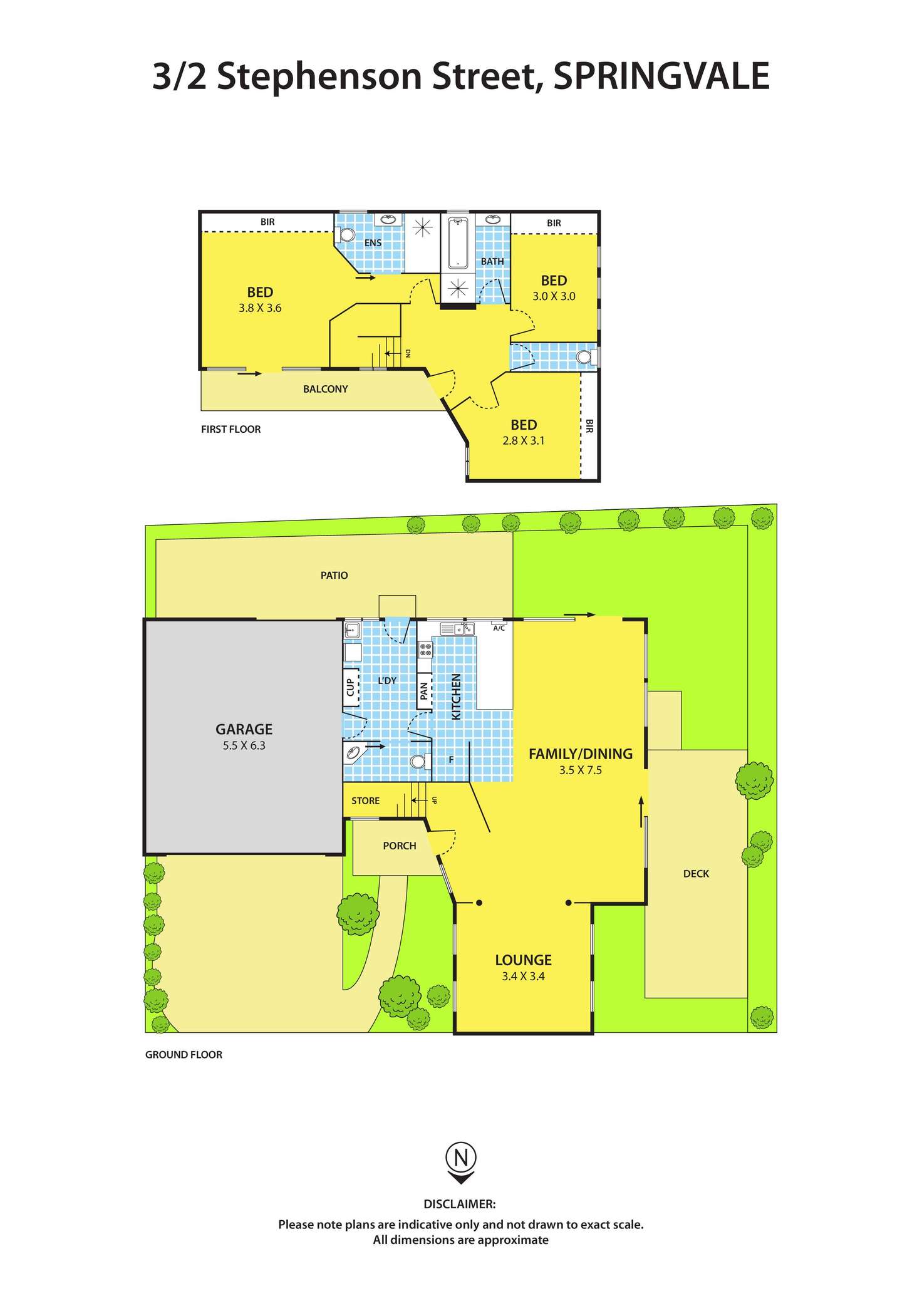 Floorplan of Homely townhouse listing, 3/2 Stephenson Street, Springvale VIC 3171