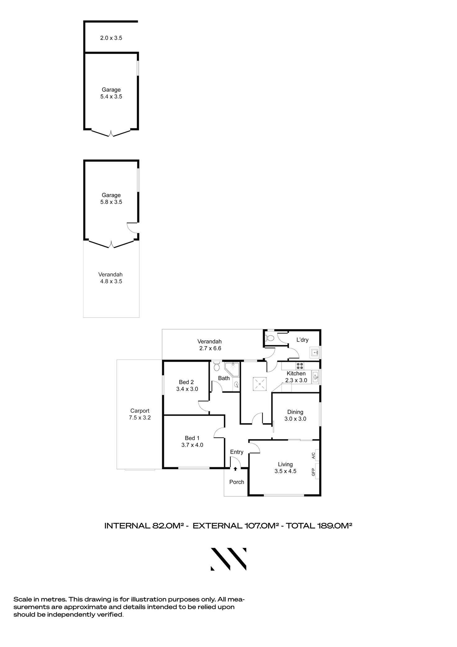 Floorplan of Homely house listing, 38 English Avenue, Clovelly Park SA 5042