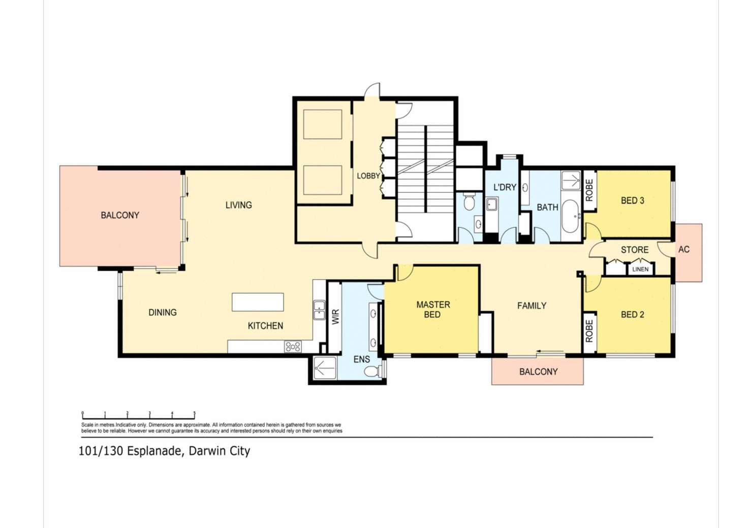 Floorplan of Homely apartment listing, 101/130 Esplanade, Darwin City NT 800