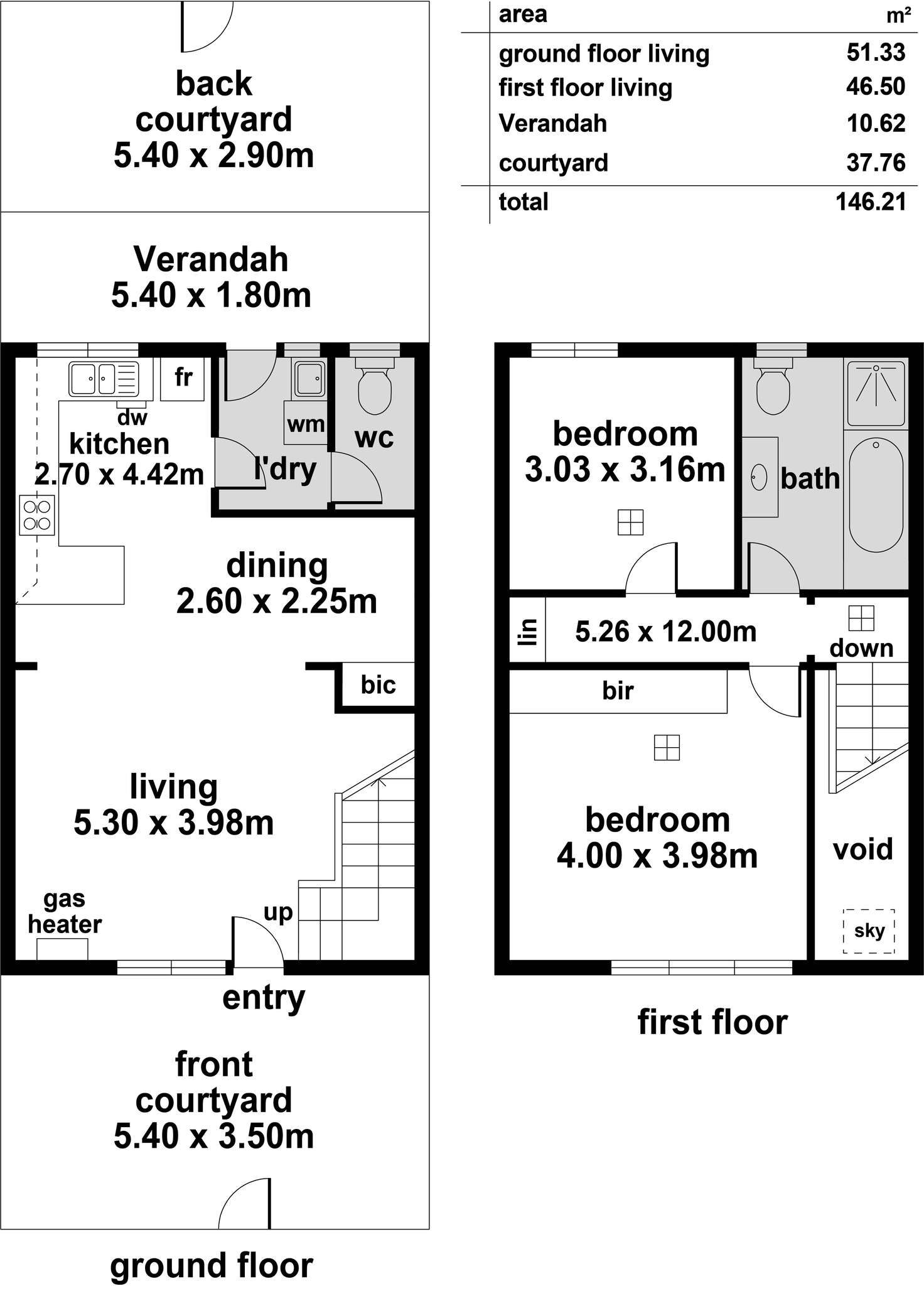 Floorplan of Homely townhouse listing, 4/33 Foster Street, Parkside SA 5063