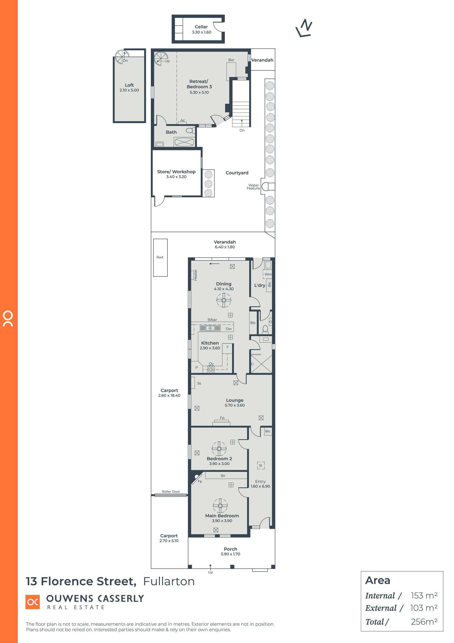 Floorplan of Homely house listing, 13 Florence Street, Fullarton SA 5063
