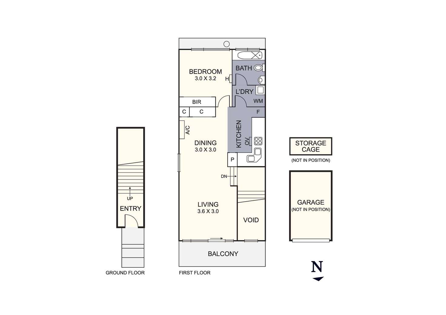 Floorplan of Homely apartment listing, 6/63-65 Roseberry Avenue, Preston VIC 3072