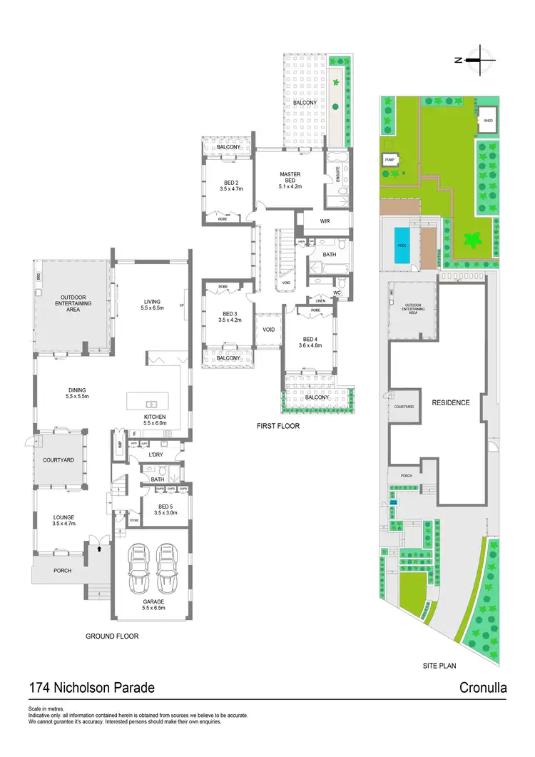 Floorplan of Homely house listing, 174 Nicholson Parade, Cronulla NSW 2230