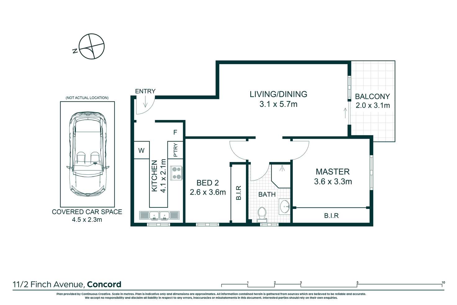 Floorplan of Homely apartment listing, 11/2 Finch Avenue, Concord NSW 2137