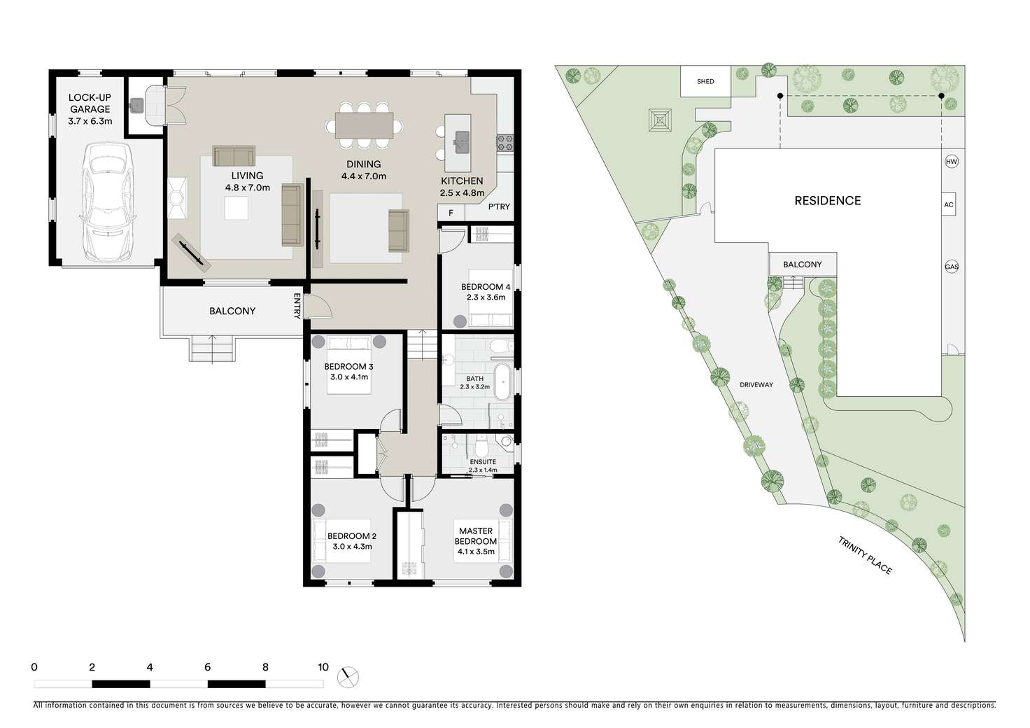 Floorplan of Homely house listing, 4 Trinity Place, Kings Langley NSW 2147