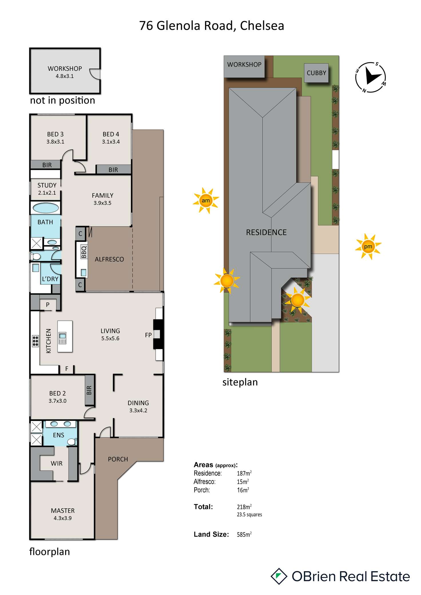 Floorplan of Homely house listing, 76 Glenola Road, Chelsea VIC 3196