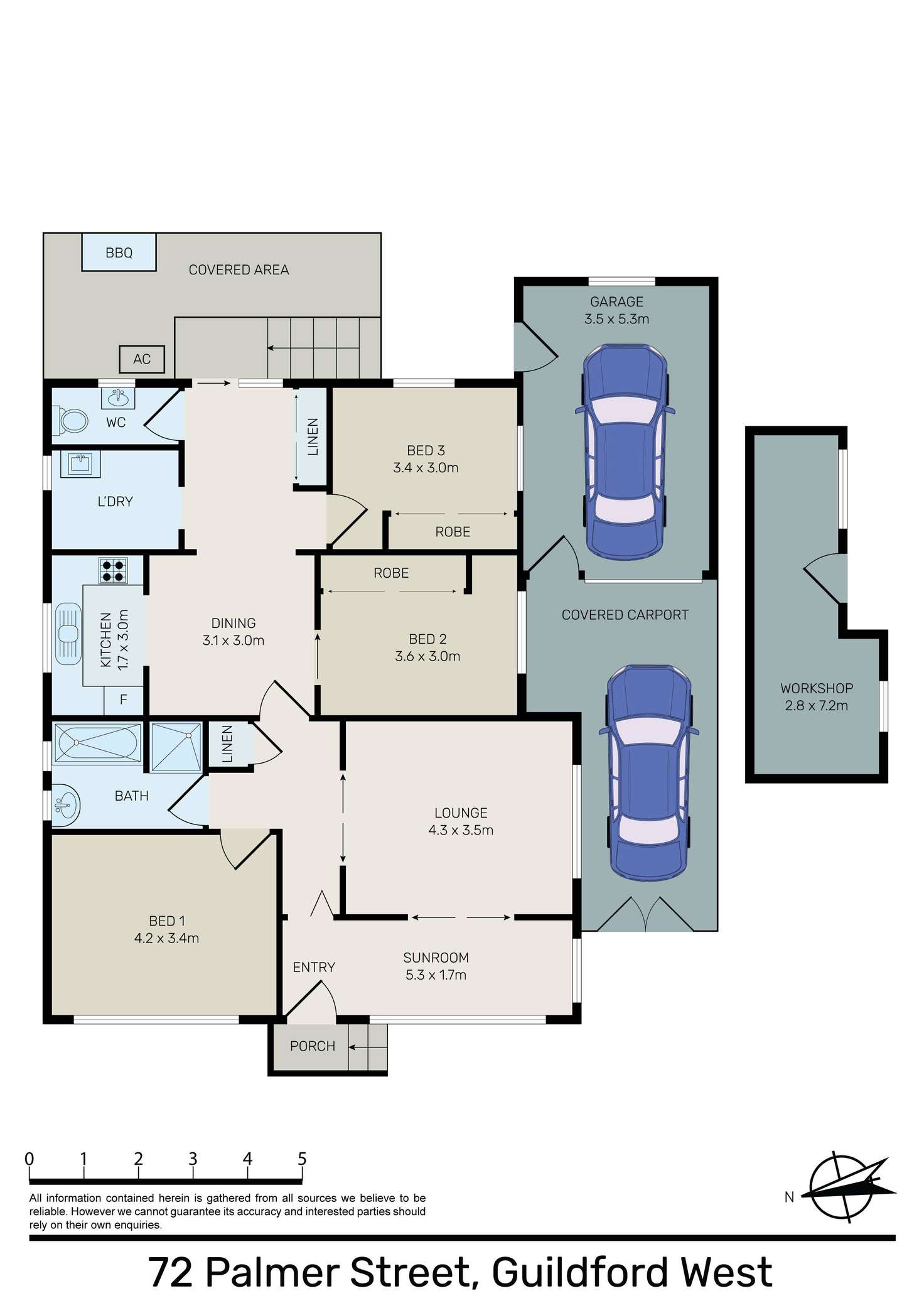 Floorplan of Homely house listing, 72 Palmer Street, Guildford NSW 2161