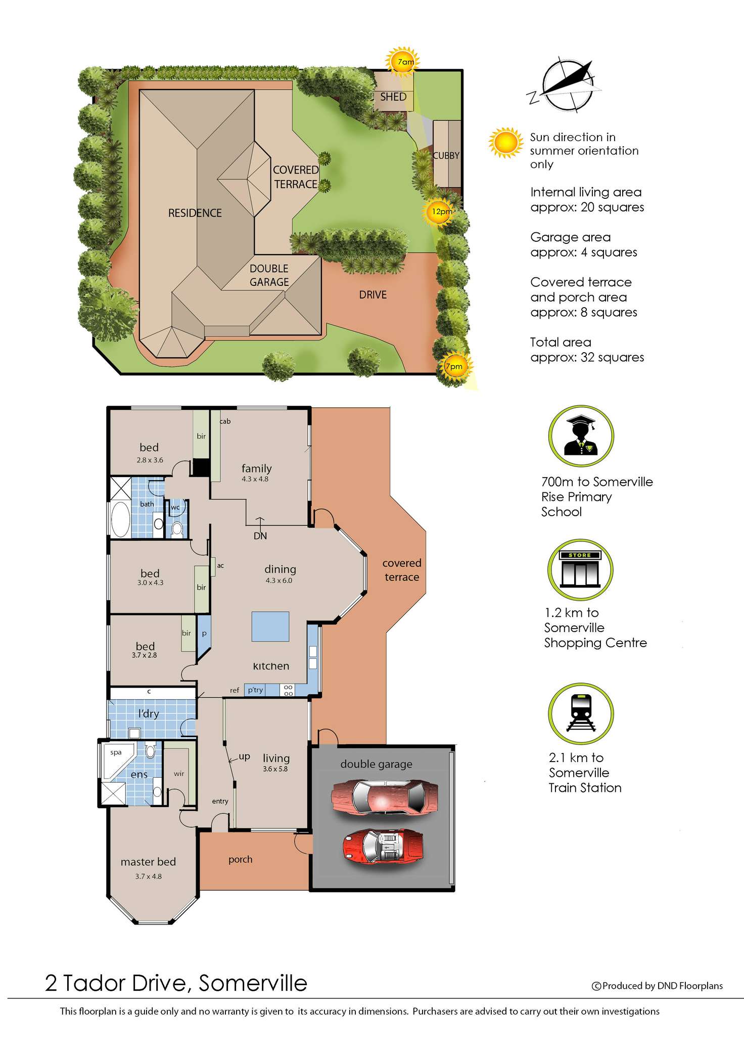 Floorplan of Homely house listing, 2 Tador Drive, Somerville VIC 3912