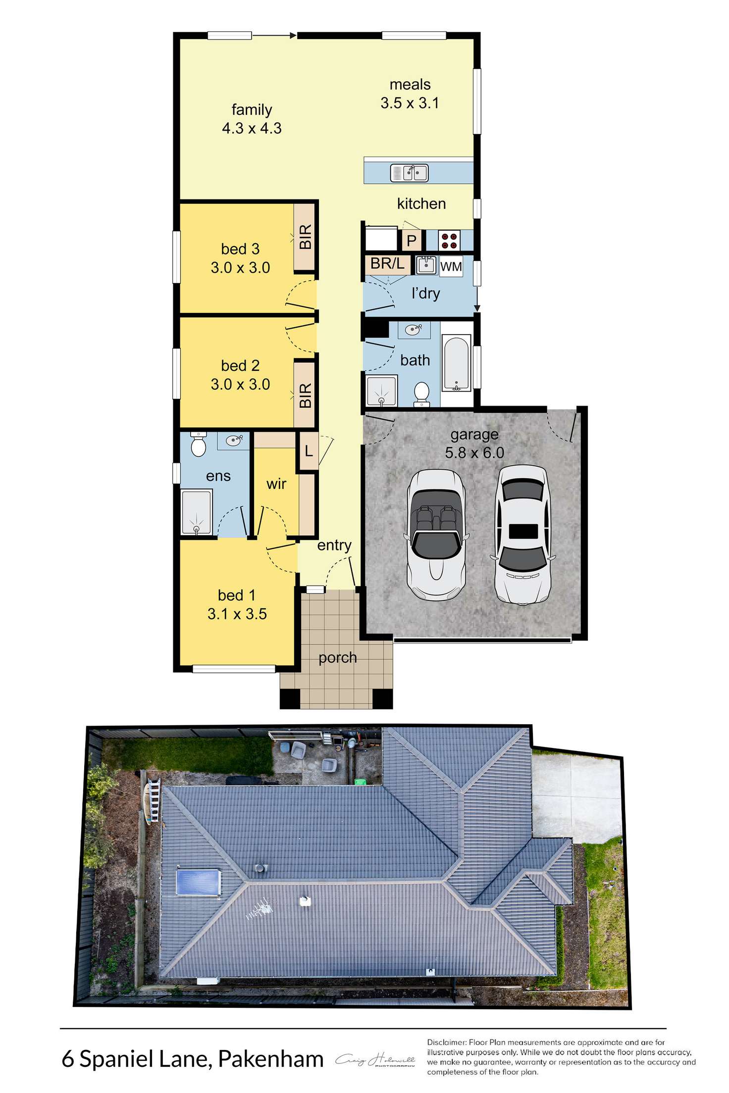 Floorplan of Homely house listing, 6 Spaniel Lane, Pakenham VIC 3810