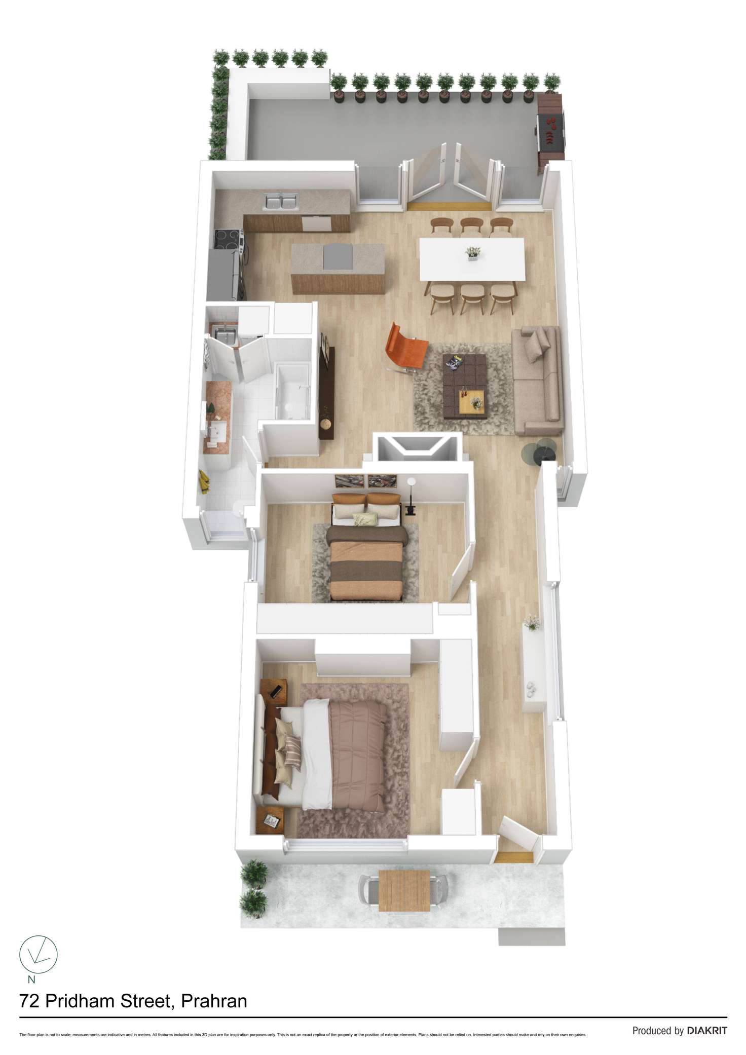 Floorplan of Homely house listing, 72 Pridham Street, Prahran VIC 3181