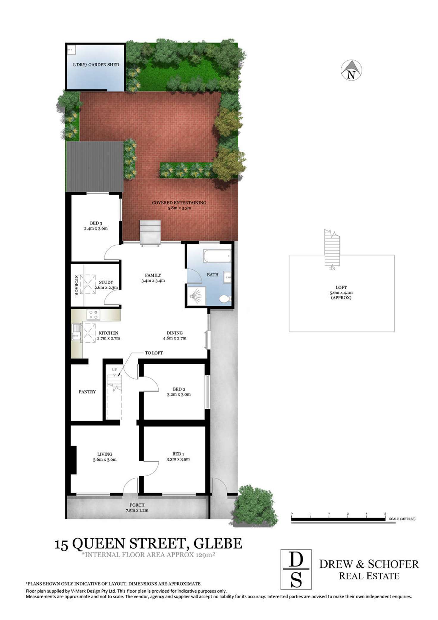 Floorplan of Homely house listing, 15 Queen Street, Glebe NSW 2037