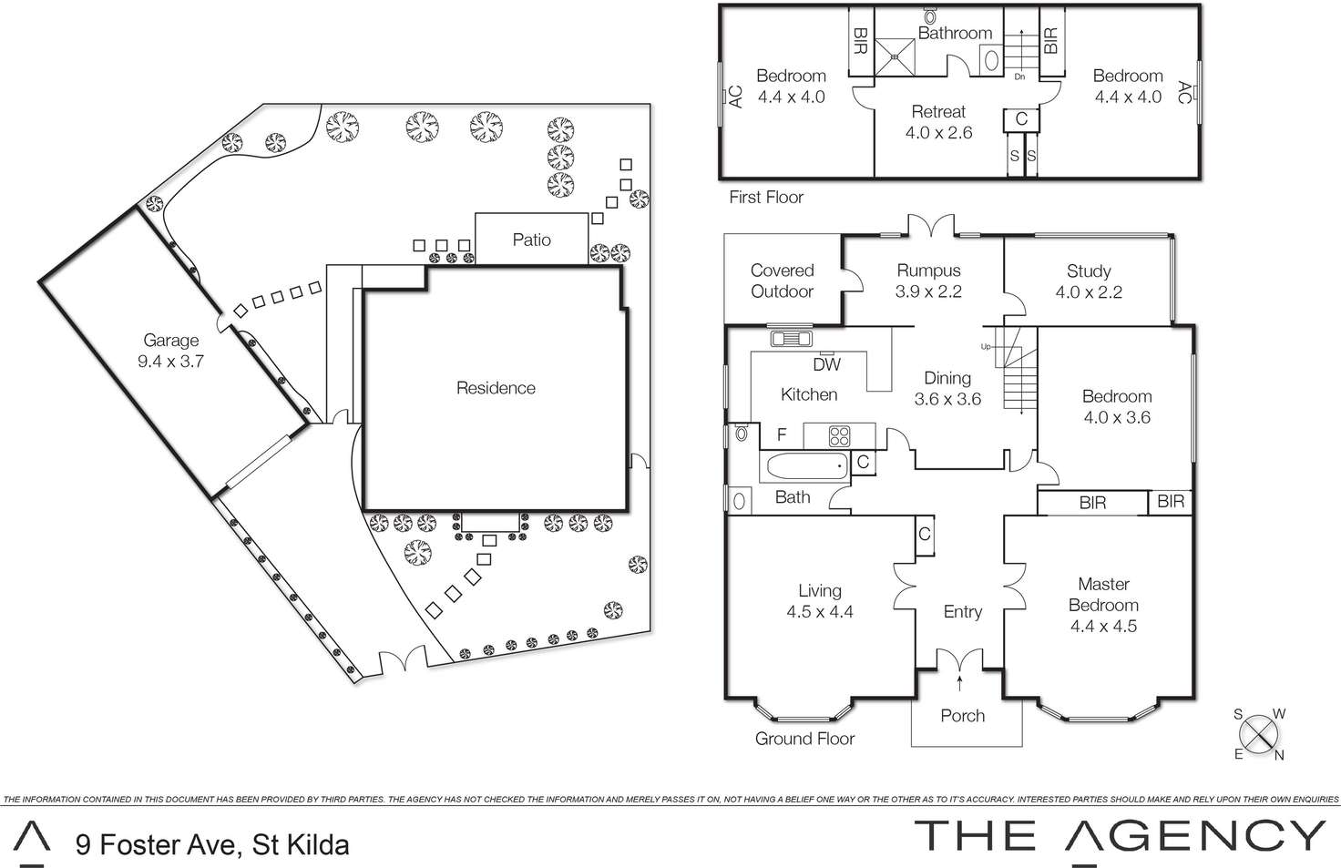 Floorplan of Homely house listing, 9 Foster Avenue, St Kilda VIC 3182