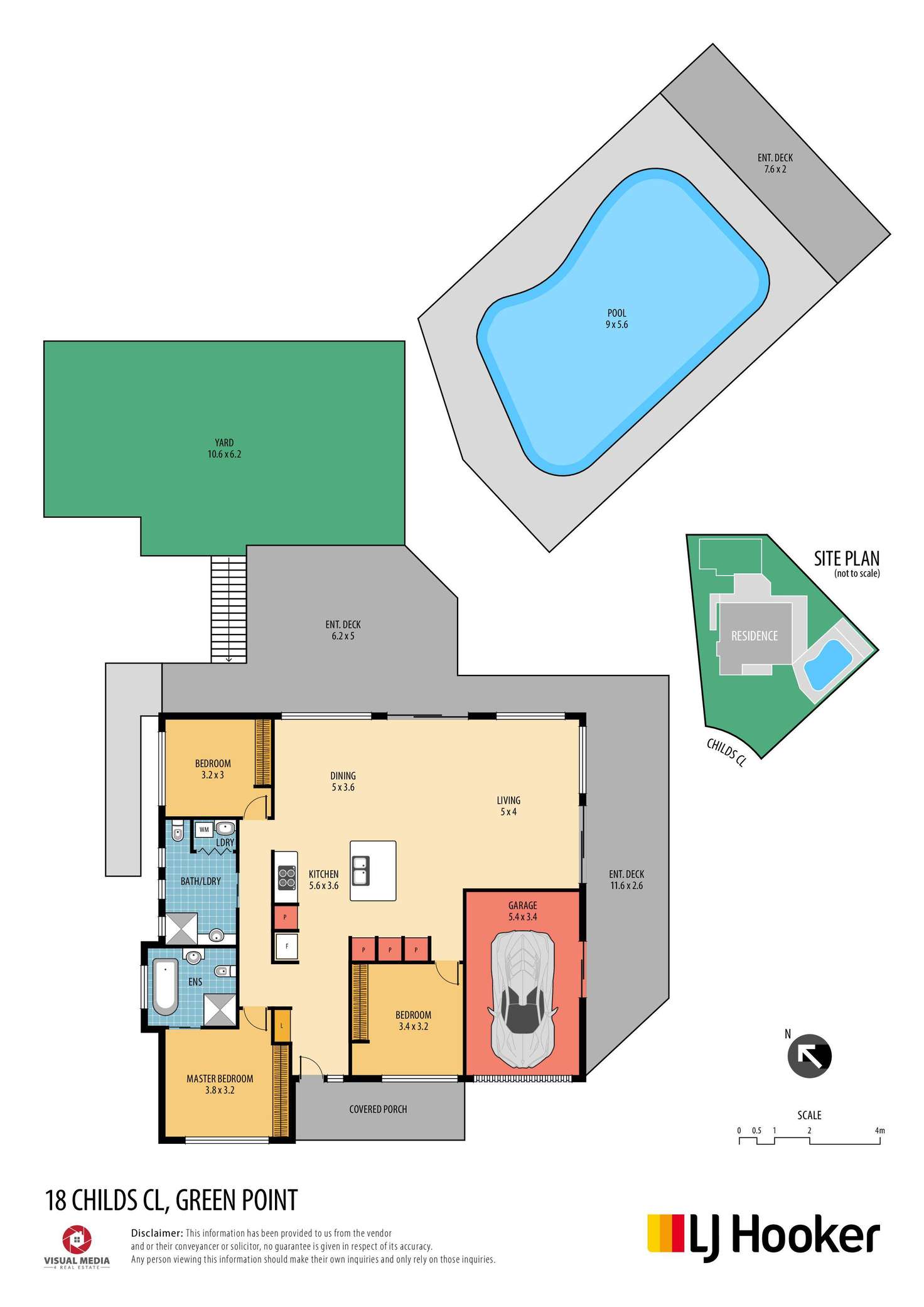 Floorplan of Homely house listing, 18 Childs Close, Green Point NSW 2251