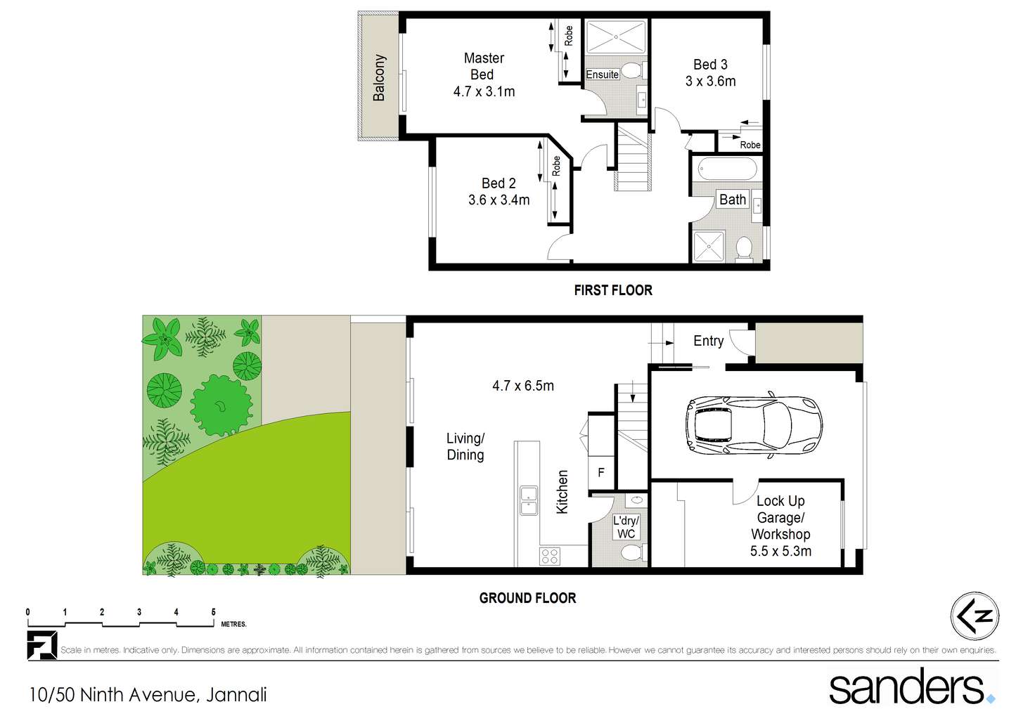 Floorplan of Homely townhouse listing, 10/50-54 Ninth Avenue, Jannali NSW 2226