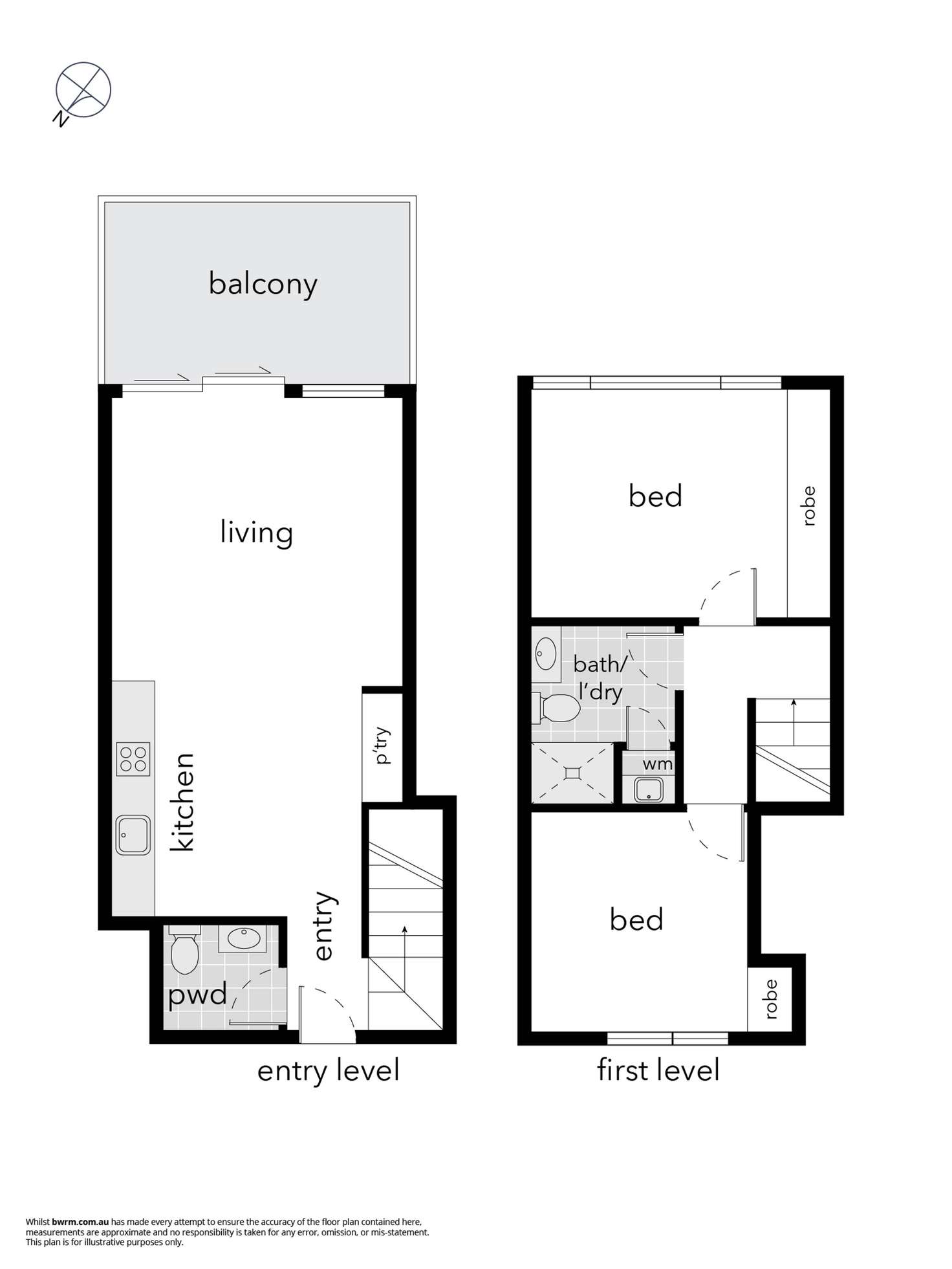 Floorplan of Homely apartment listing, 137/45 Eastlake Parade, Kingston ACT 2604