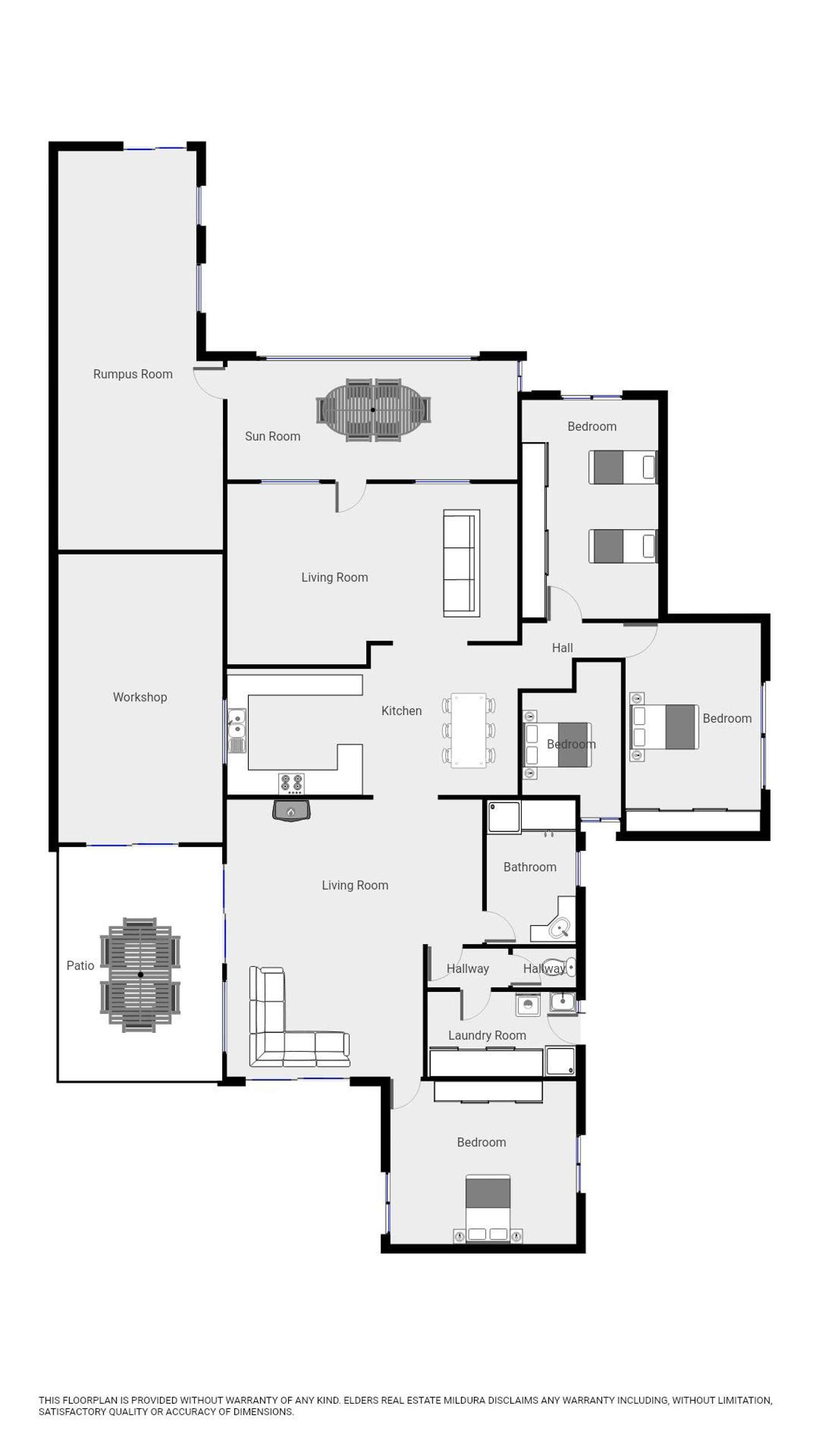 Floorplan of Homely house listing, 3362 Benetook Avenue, Irymple VIC 3498