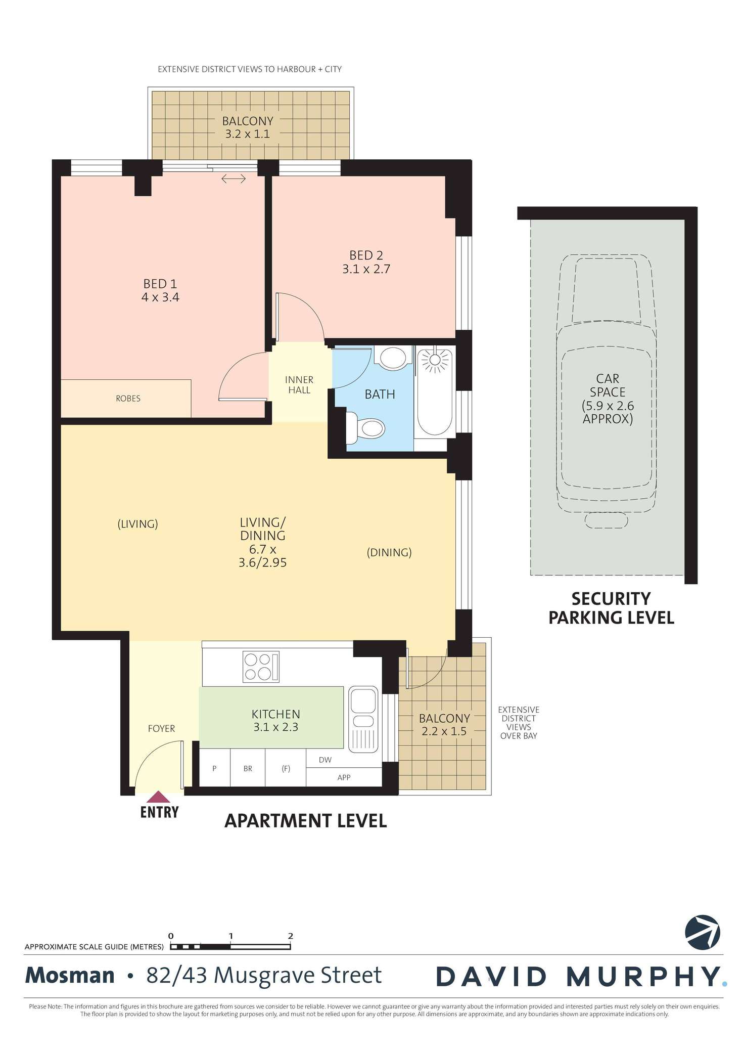 Floorplan of Homely apartment listing, 82/43 Musgrave Street, Mosman NSW 2088