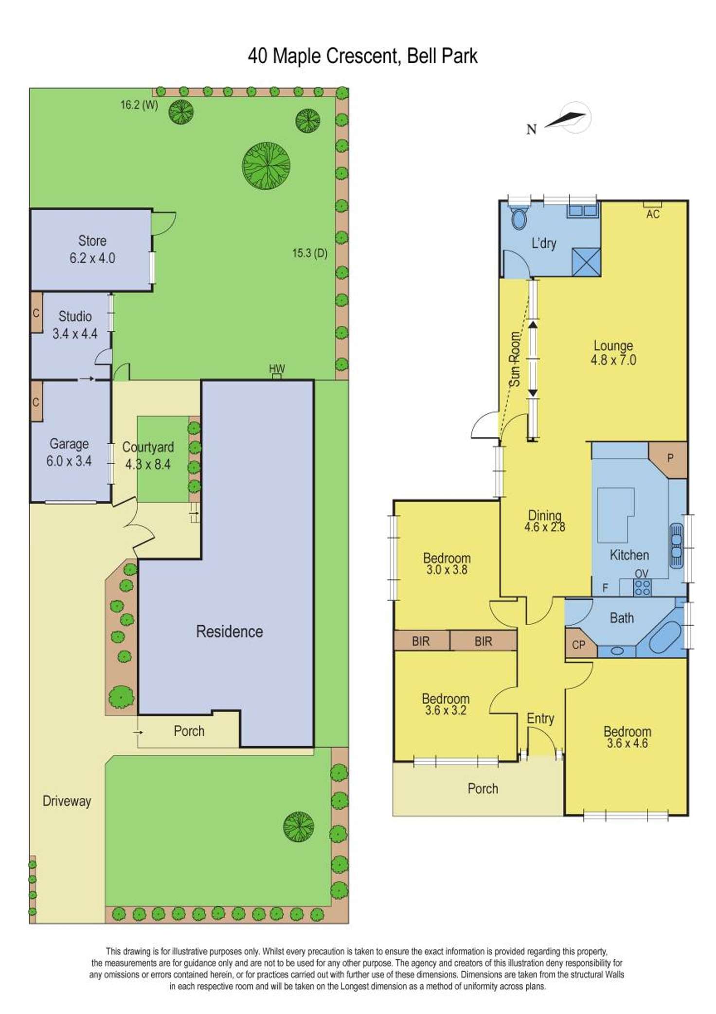 Floorplan of Homely house listing, 40 Maple Crescent, Bell Park VIC 3215