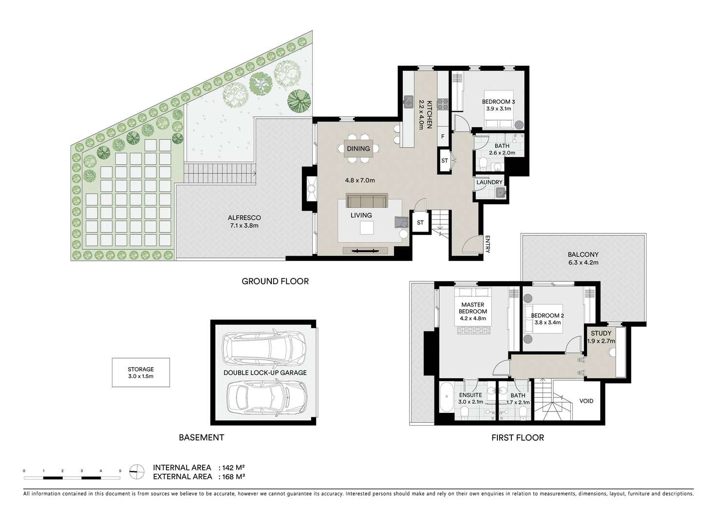 Floorplan of Homely apartment listing, 4/1 Warri Crescent, Macmasters Beach NSW 2251