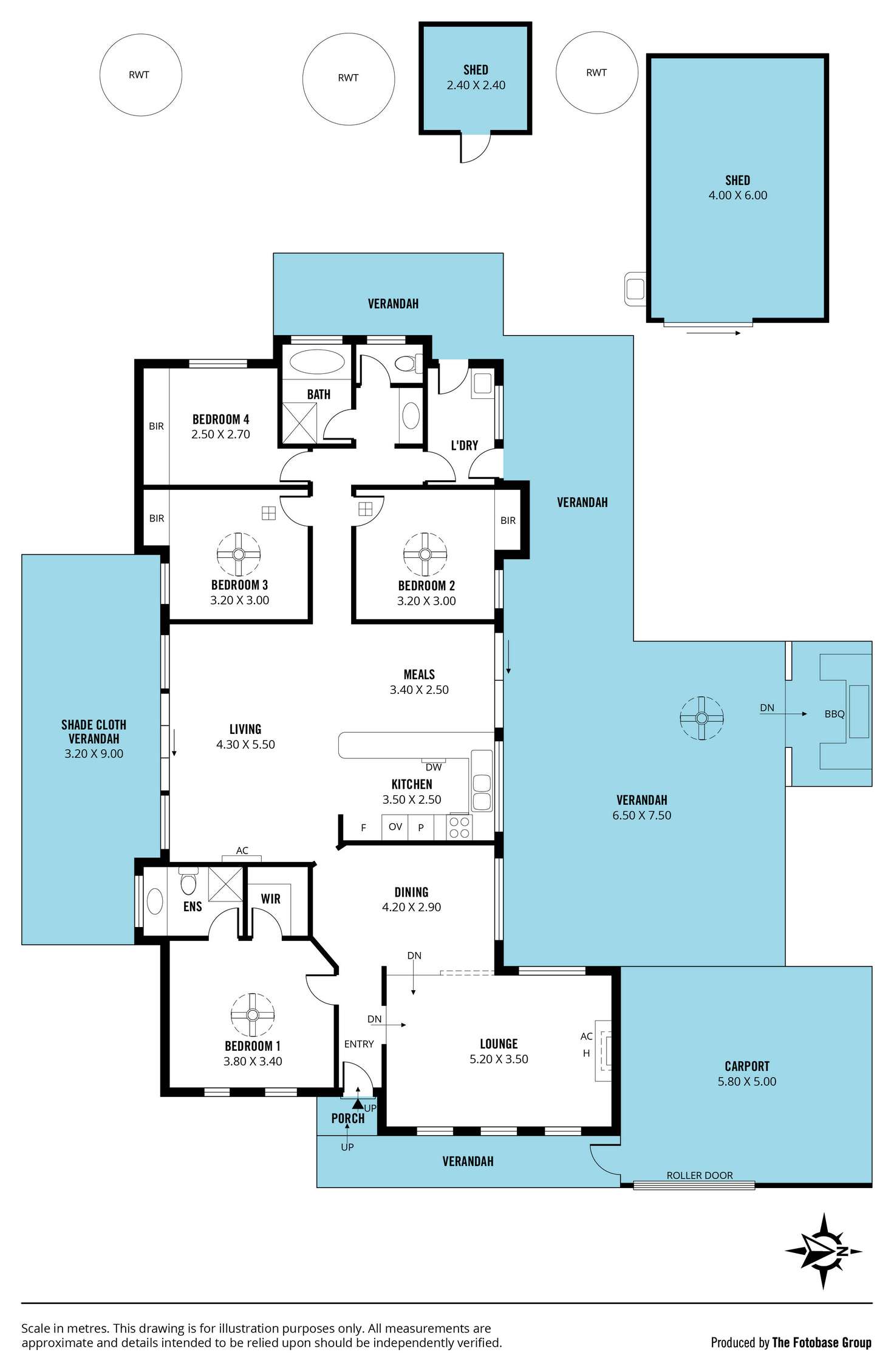 Floorplan of Homely house listing, 12 Farnsworth Drive, Morphett Vale SA 5162