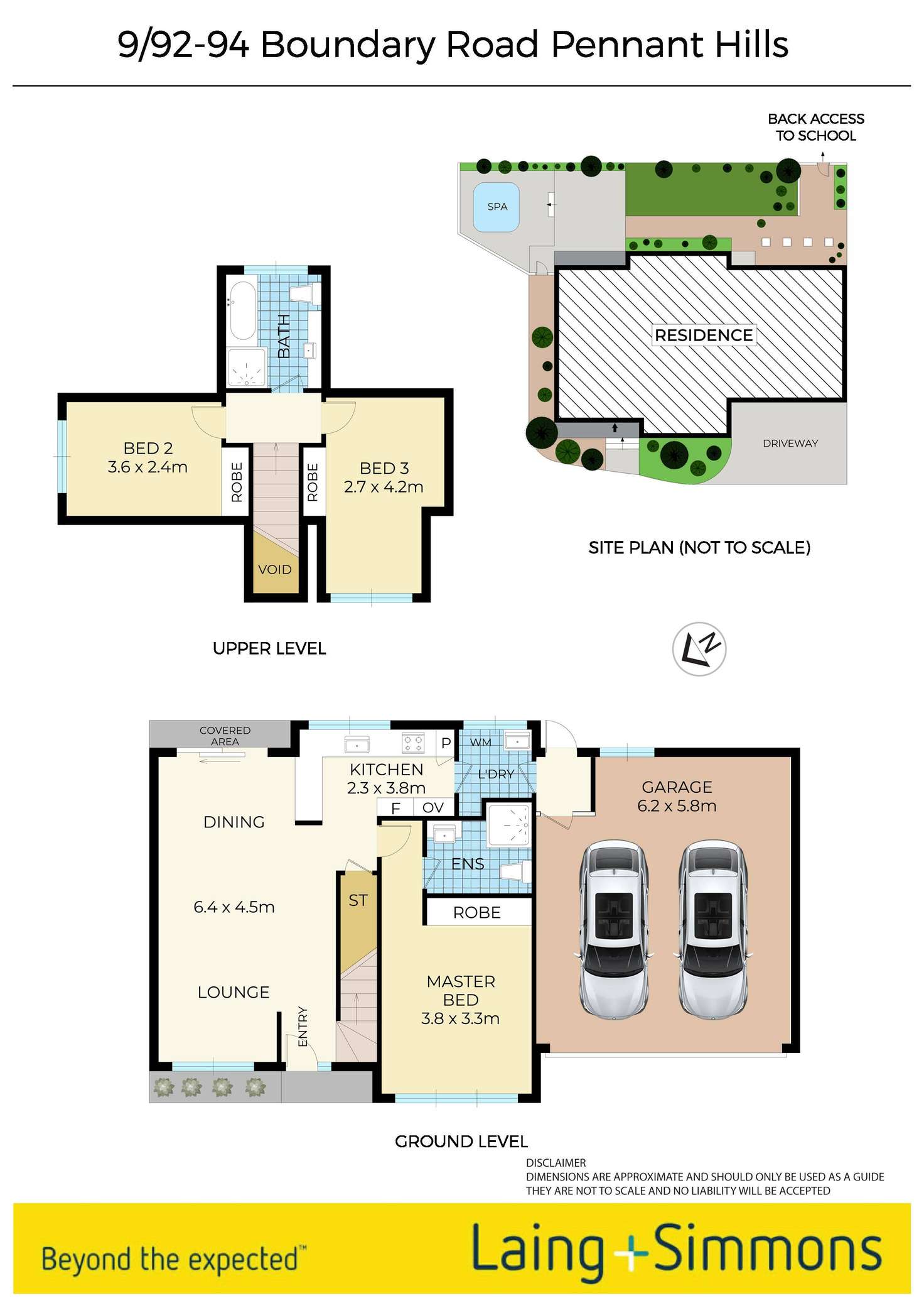 Floorplan of Homely townhouse listing, 9/92-94 Boundary Road, Pennant Hills NSW 2120