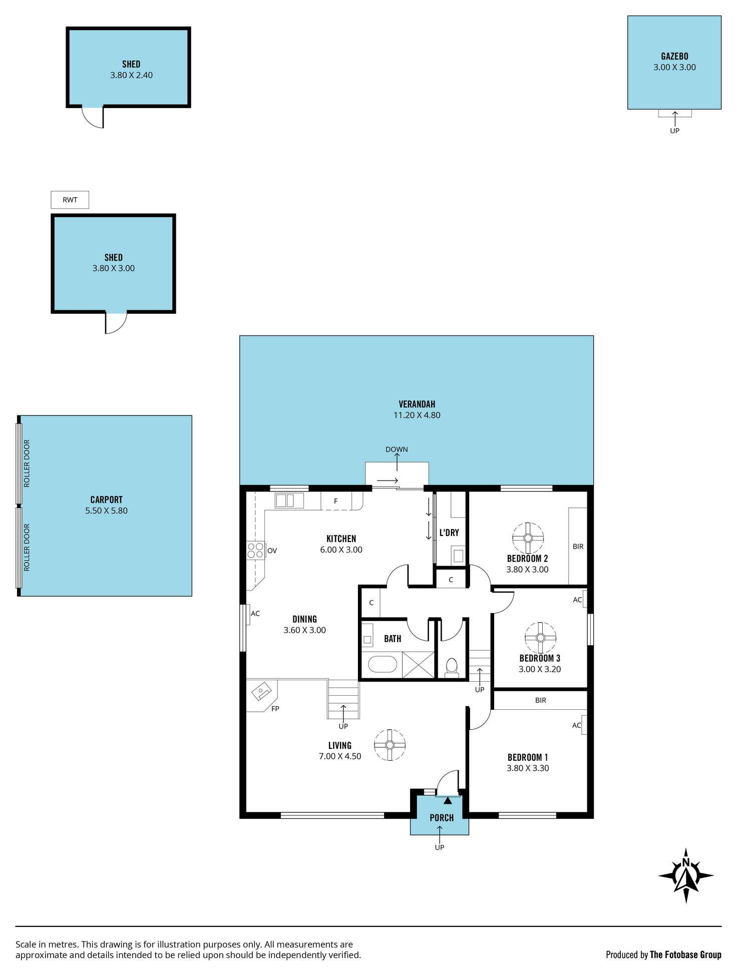 Floorplan of Homely house listing, 40 Murrays Hill Road, Coromandel Valley SA 5051